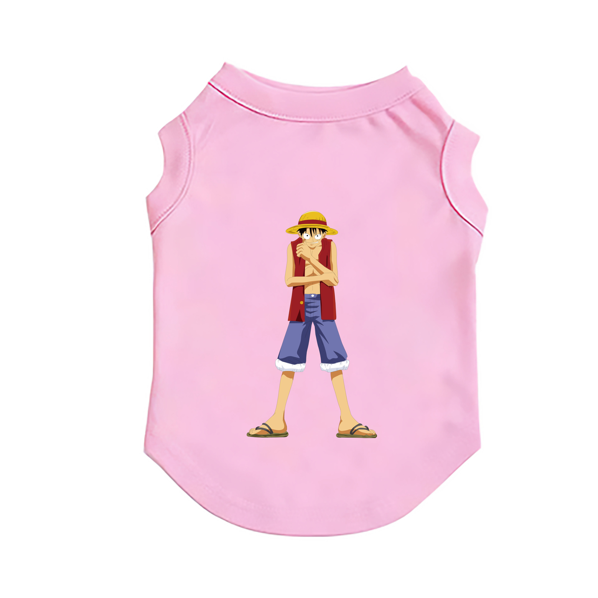 （画像用） ワンピース モンキー・D・ルフィ ONE PIECE Monkey D. Luffy ペット用ベスト