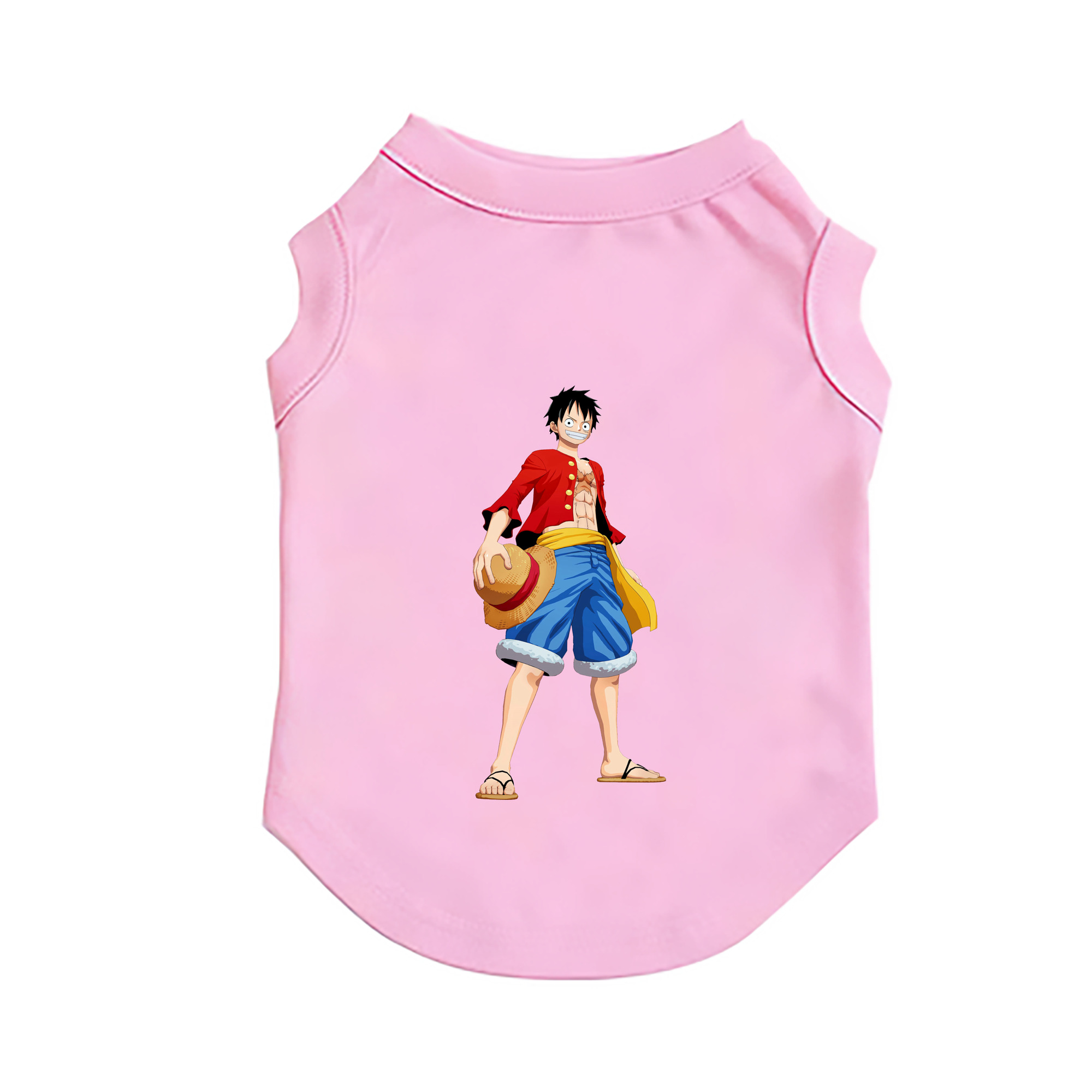 （画像用） ワンピース モンキー・D・ルフィ ONE PIECE Monkey D. Luffy ペット用ベスト