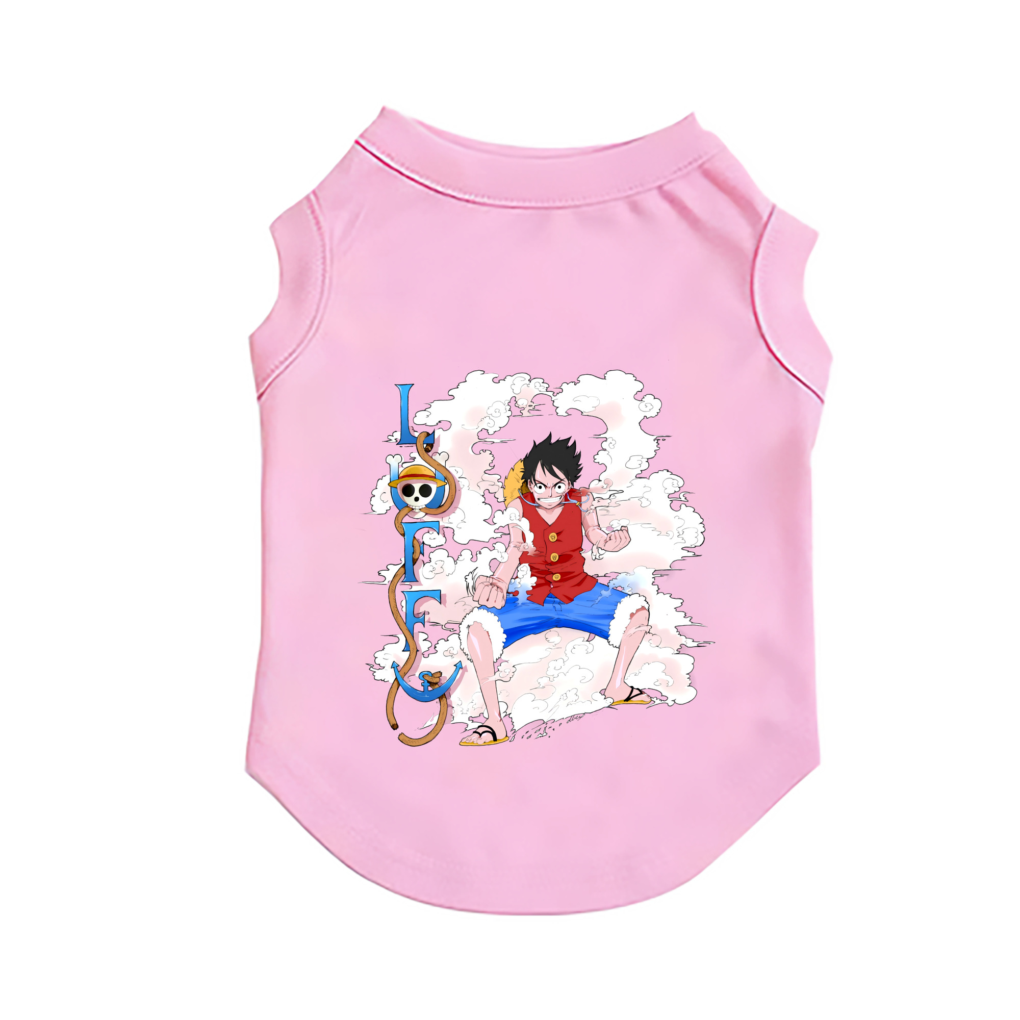 （画像用） ワンピース モンキー・D・ルフィ ONE PIECE Monkey D. Luffy ペット用ベスト