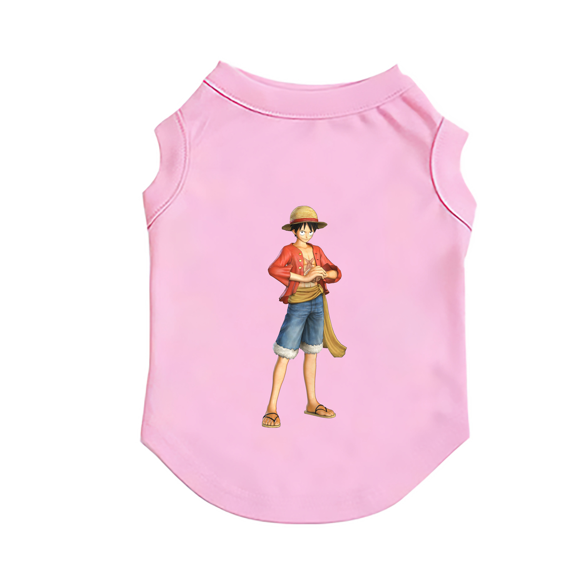（画像用） ワンピース モンキー・D・ルフィ ONE PIECE Monkey D. Luffy ペット用ベスト