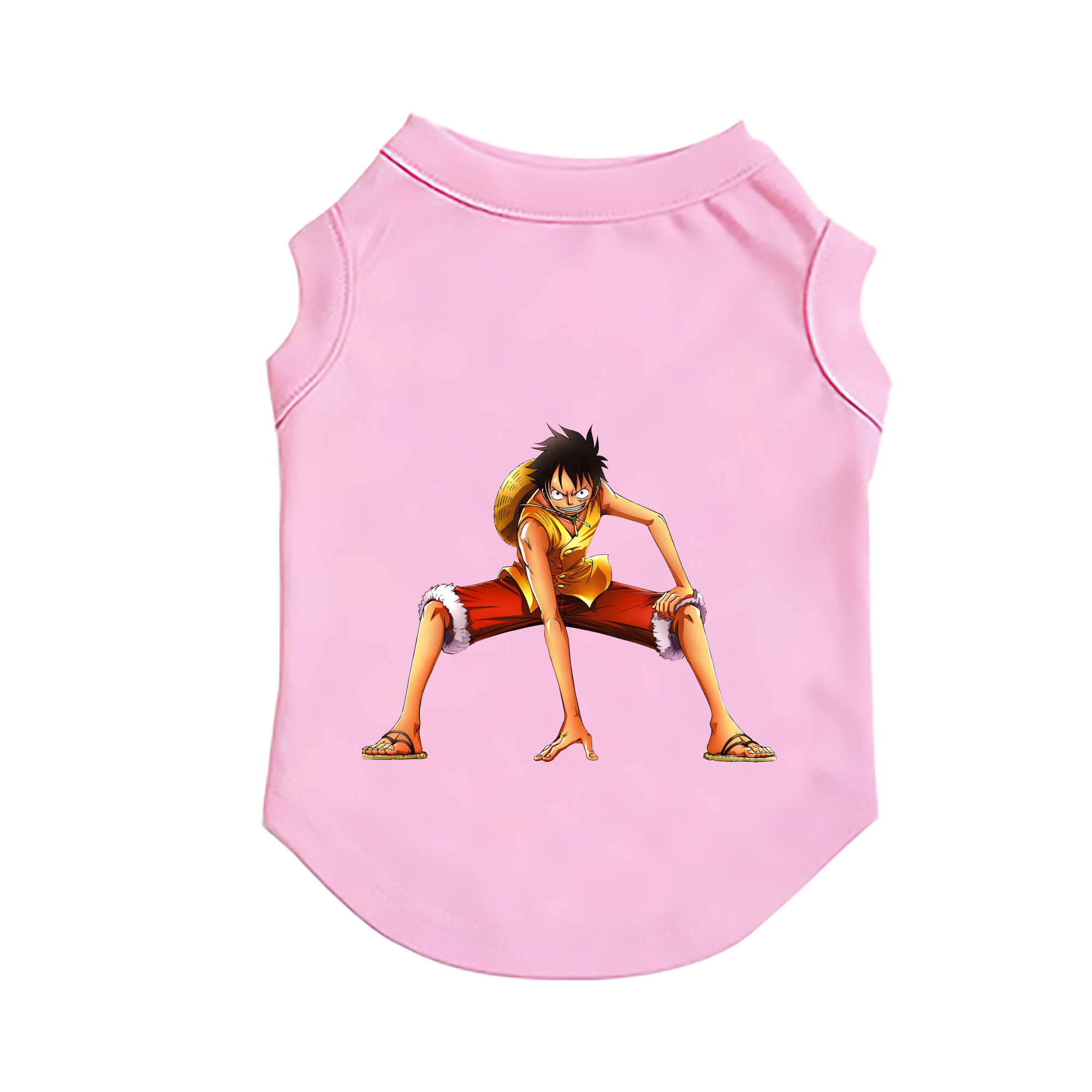（画像用） ワンピース モンキー・D・ルフィ ONE PIECE Monkey D. Luffy ペット用ベスト