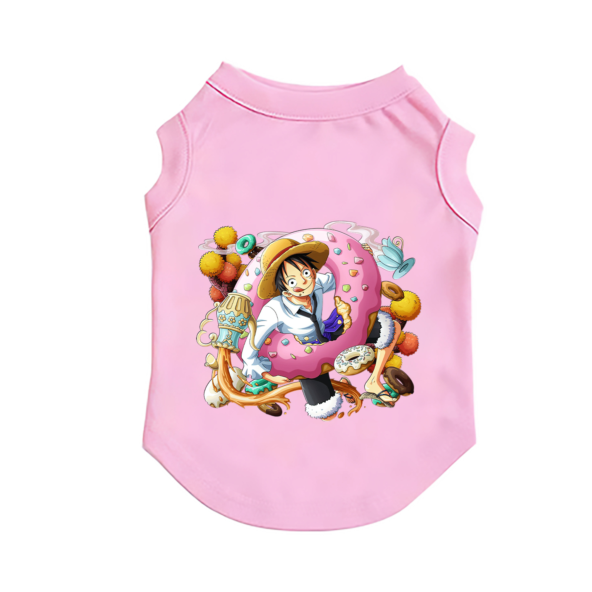 （画像用） ワンピース モンキー・D・ルフィ ONE PIECE Monkey D. Luffy ペット用ベスト