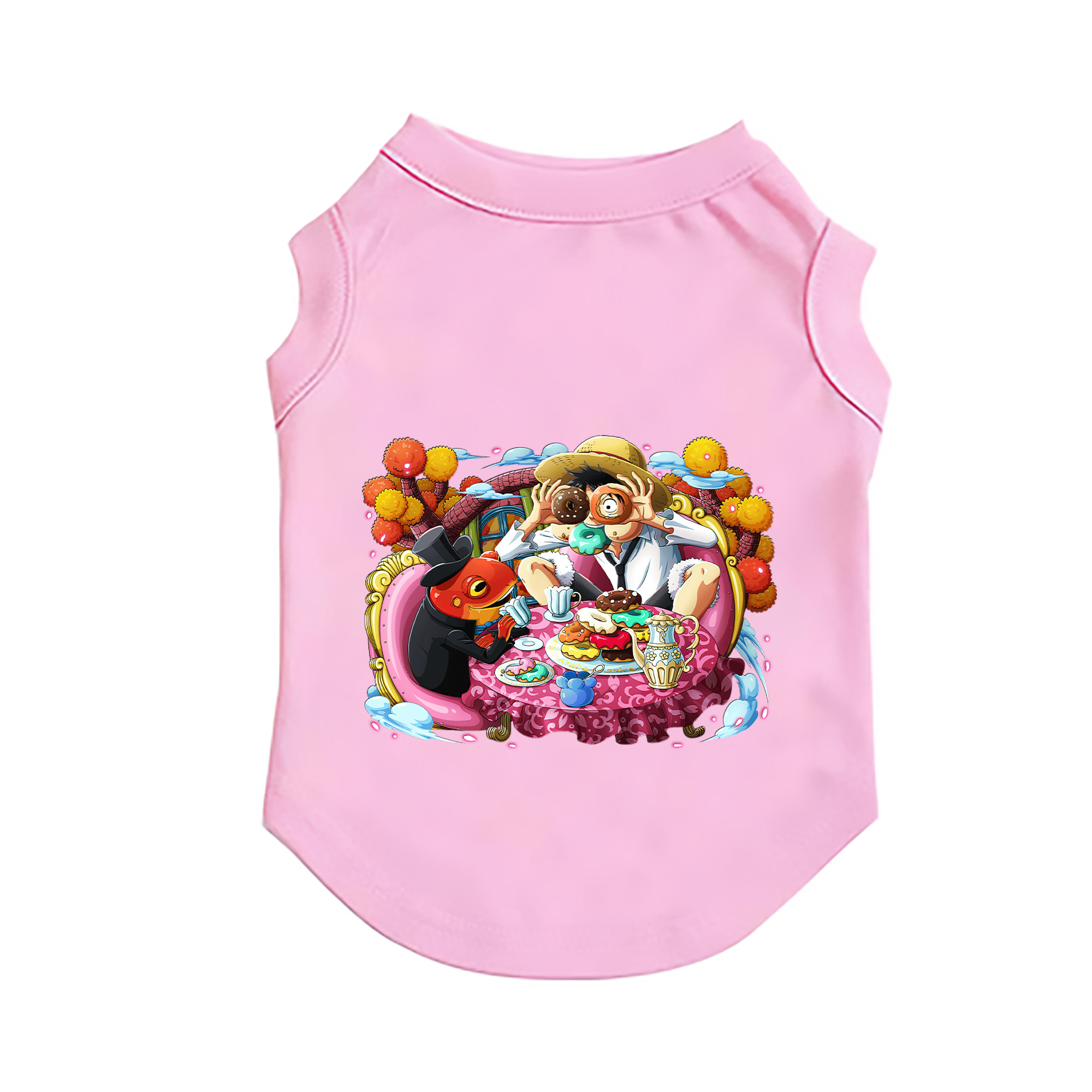 （画像用） ワンピース モンキー・D・ルフィ ONE PIECE Monkey D. Luffy ペット用ベスト
