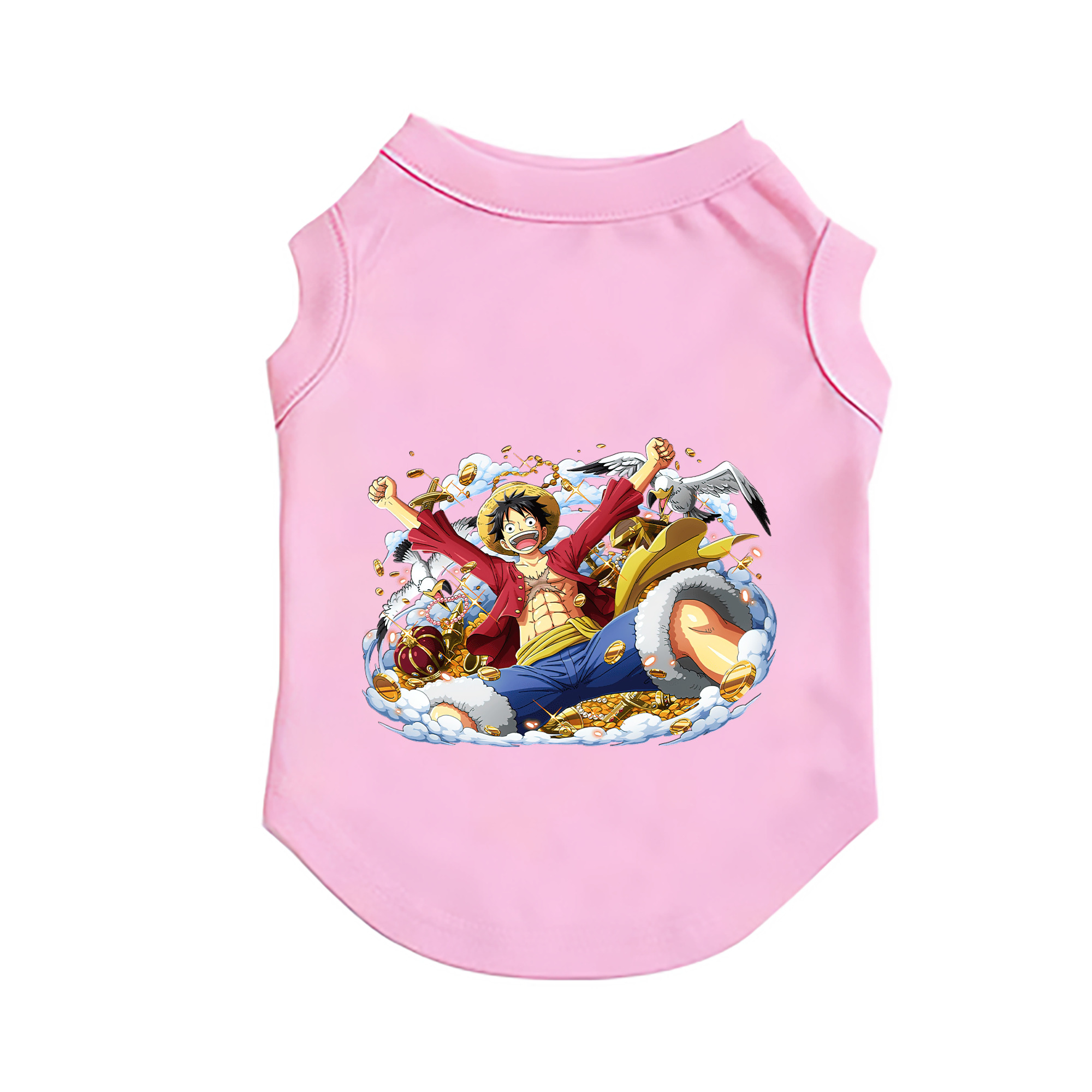 （画像用） ワンピース モンキー・D・ルフィ ONE PIECE Monkey D. Luffy ペット用ベスト