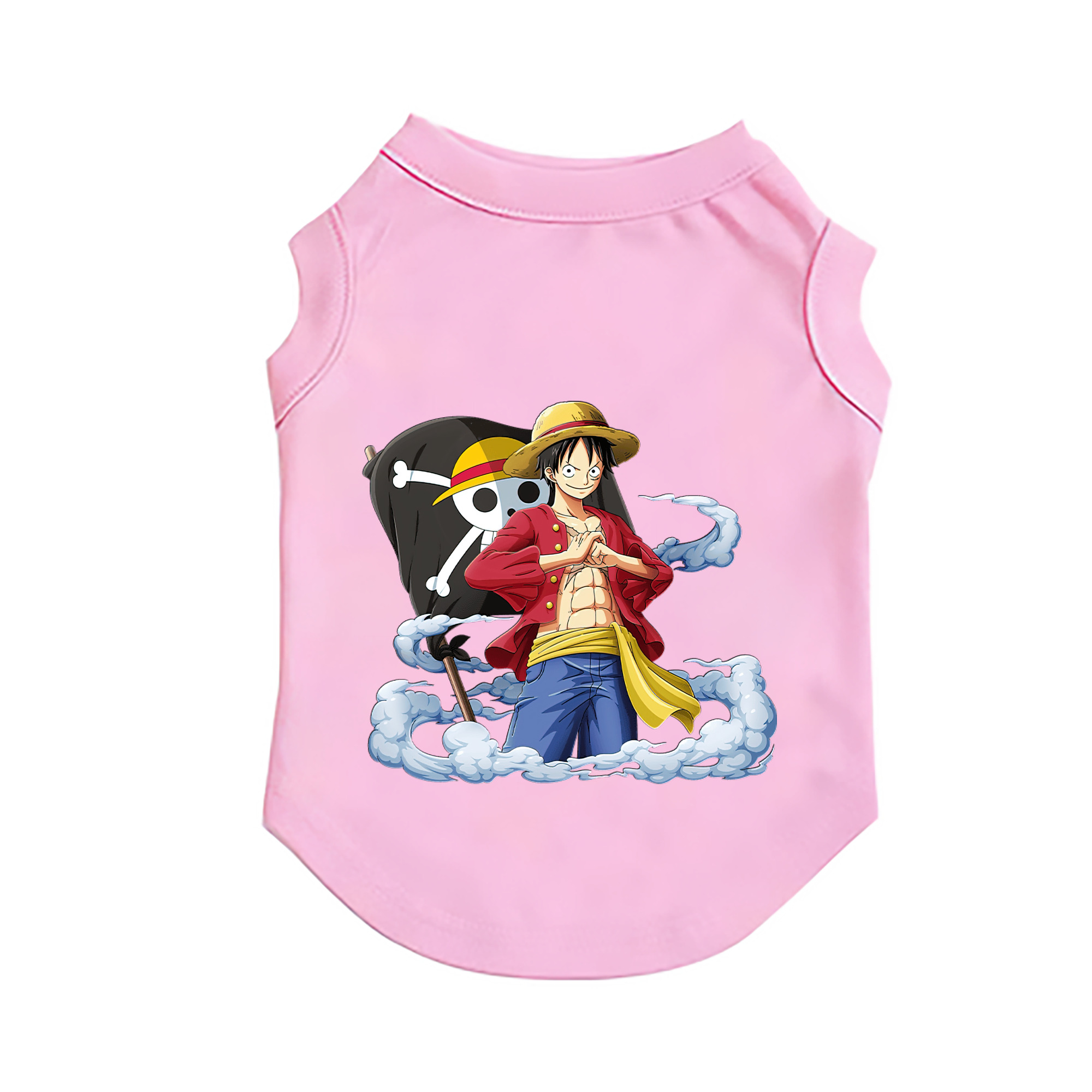 （画像用） ワンピース モンキー・D・ルフィ ONE PIECE Monkey D. Luffy ペット用ベスト