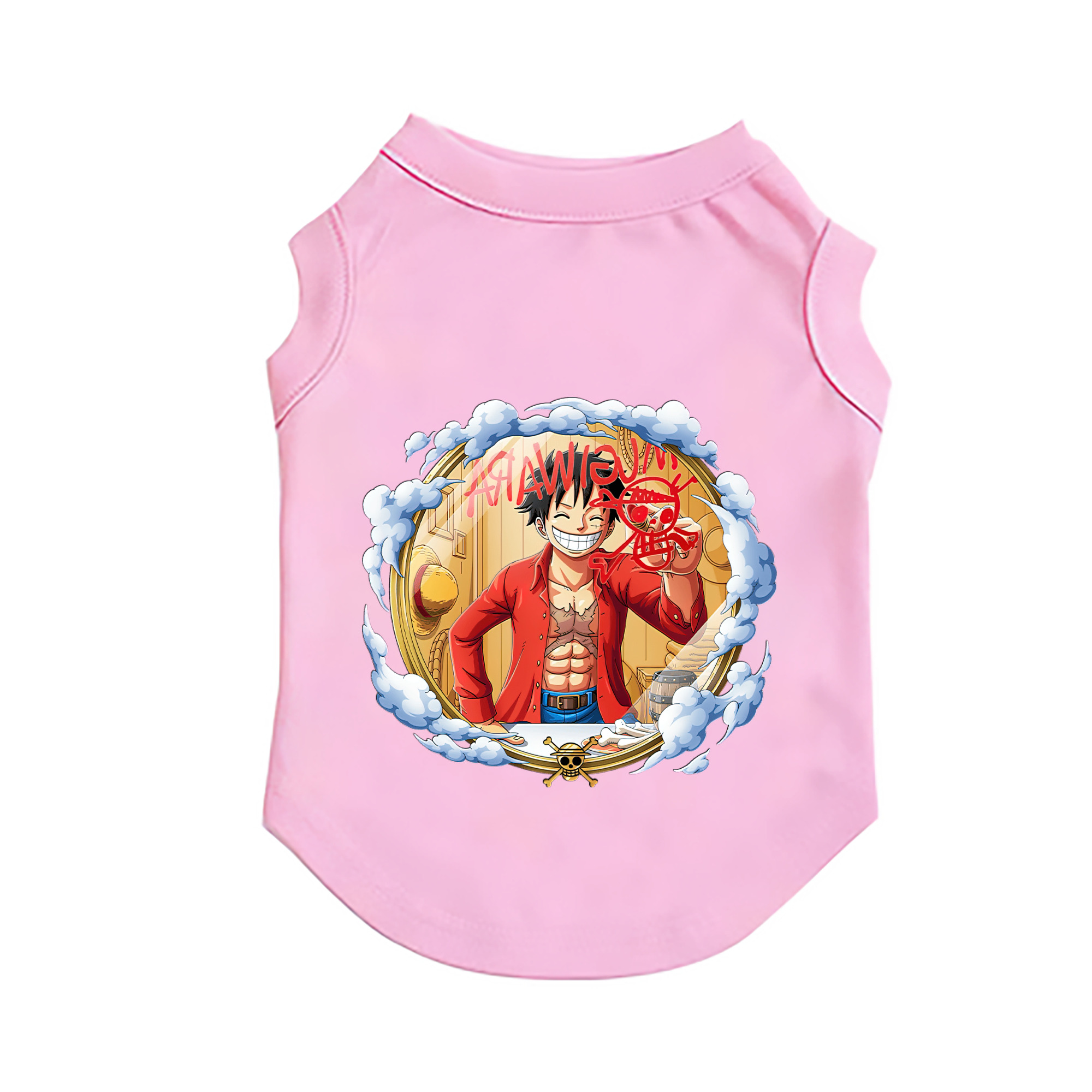 （画像用） ワンピース モンキー・D・ルフィ ONE PIECE Monkey D. Luffy ペット用ベスト