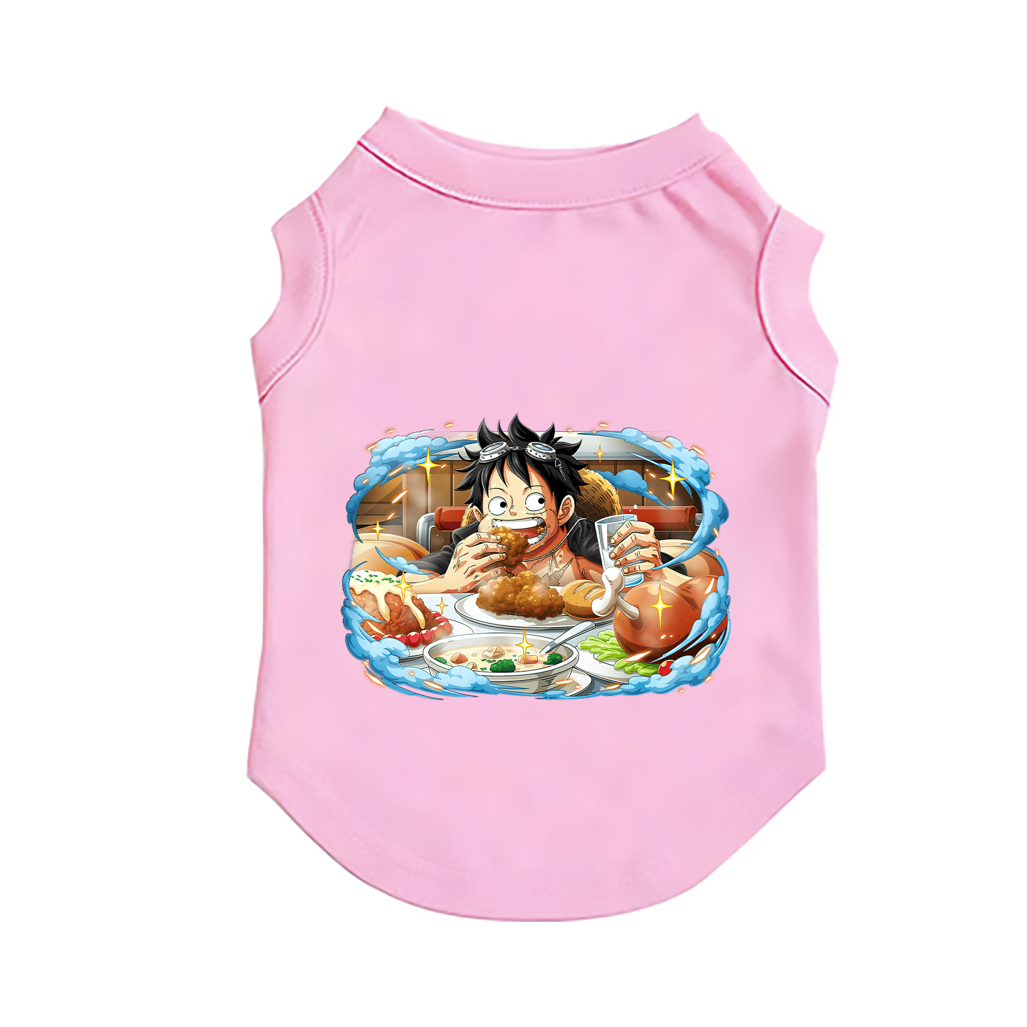 （画像用） ワンピース モンキー・D・ルフィ ONE PIECE Monkey D. Luffy ペット用ベスト