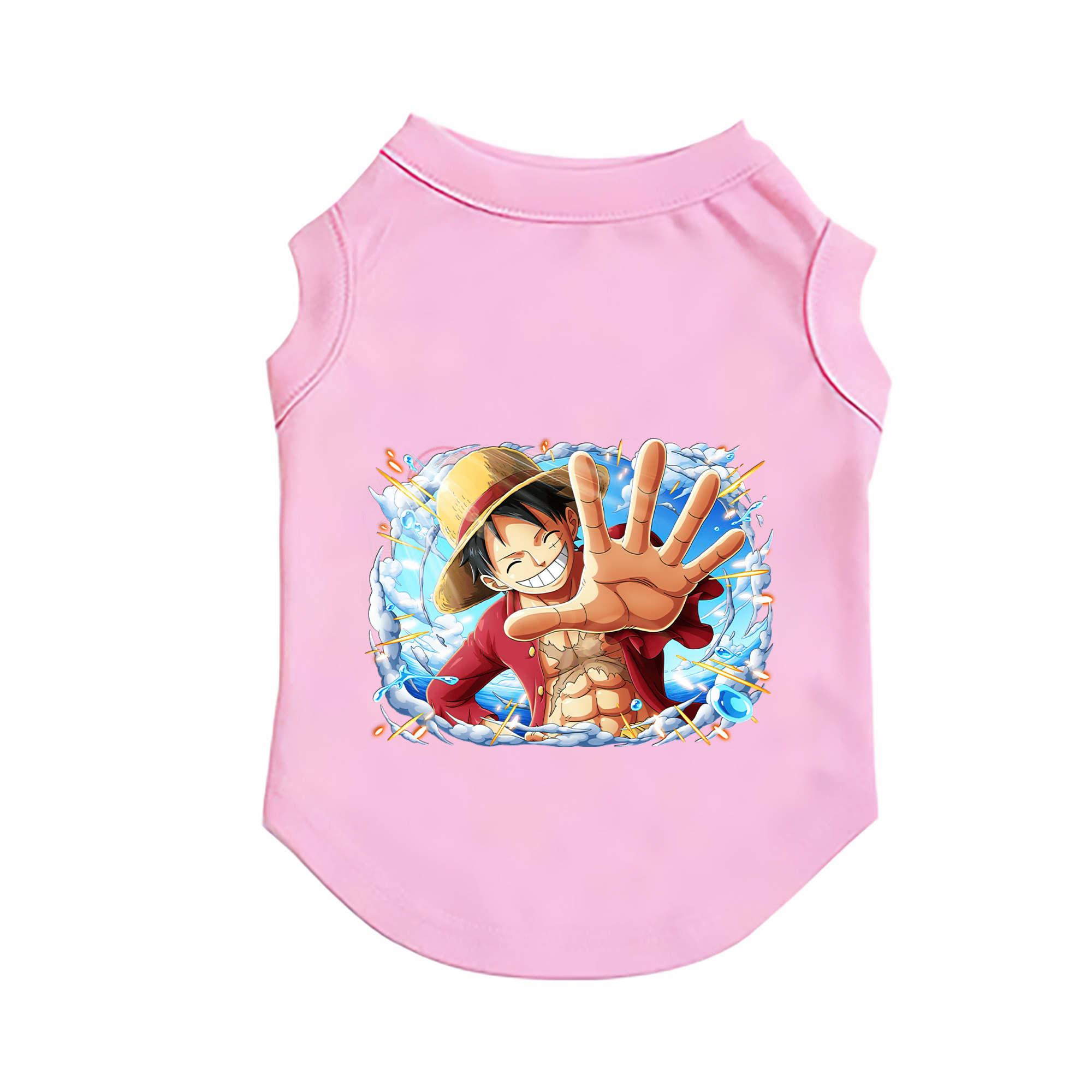 （画像用） ワンピース モンキー・D・ルフィ ONE PIECE Monkey D. Luffy ペット用ベスト