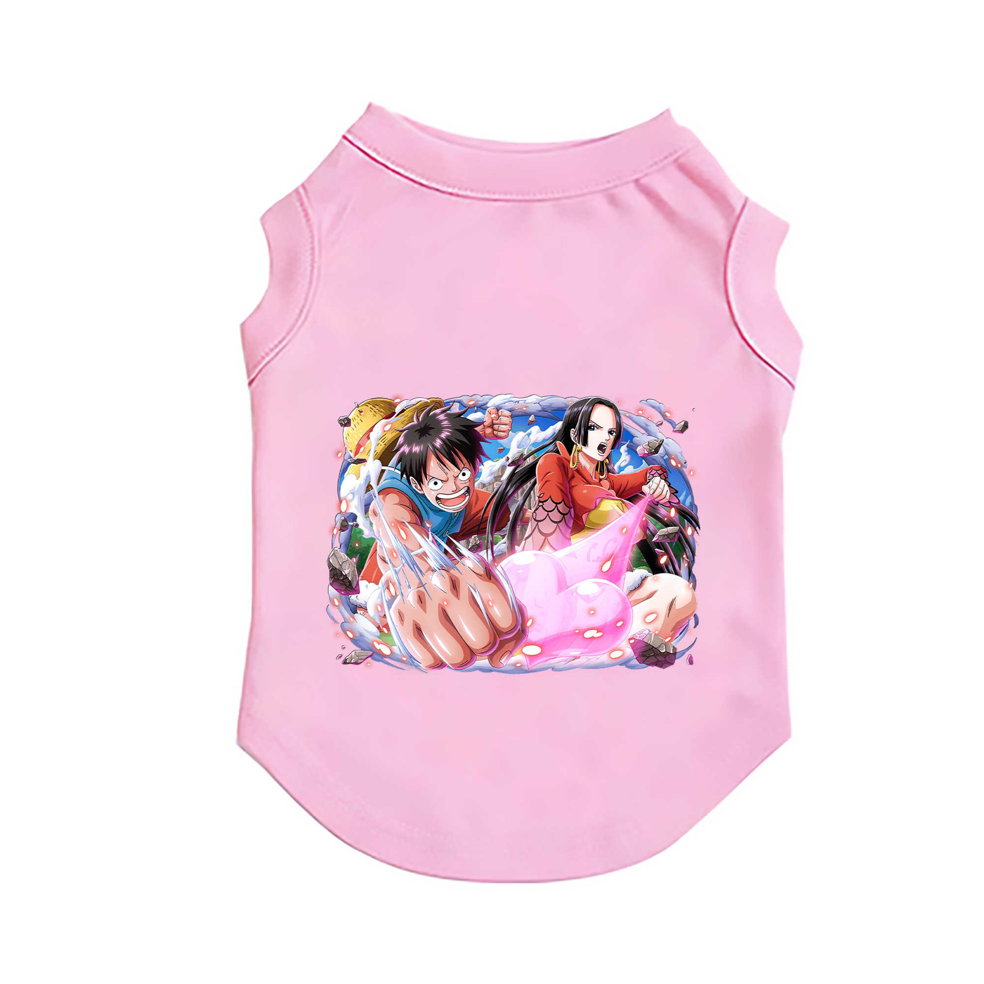 （画像用） ワンピース モンキー・D・ルフィ ONE PIECE Monkey D. Luffy ペット用ベスト
