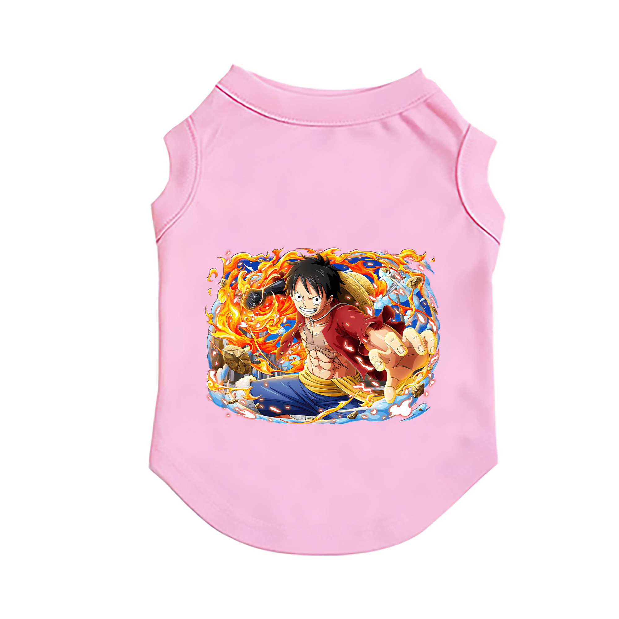 （画像用） ワンピース モンキー・D・ルフィ ONE PIECE Monkey D. Luffy ペット用ベスト