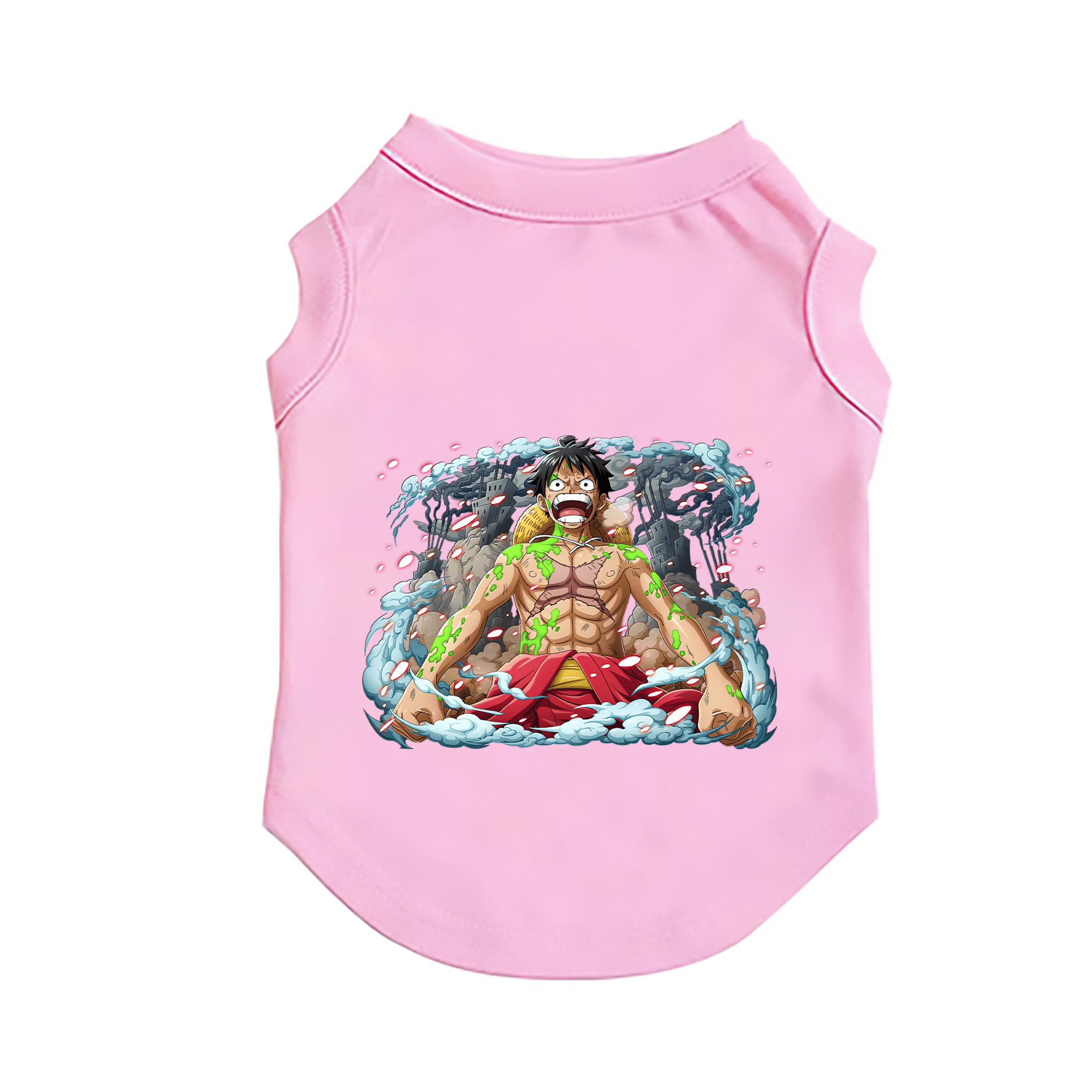 （画像用） ワンピース モンキー・D・ルフィ ONE PIECE Monkey D. Luffy ペット用ベスト