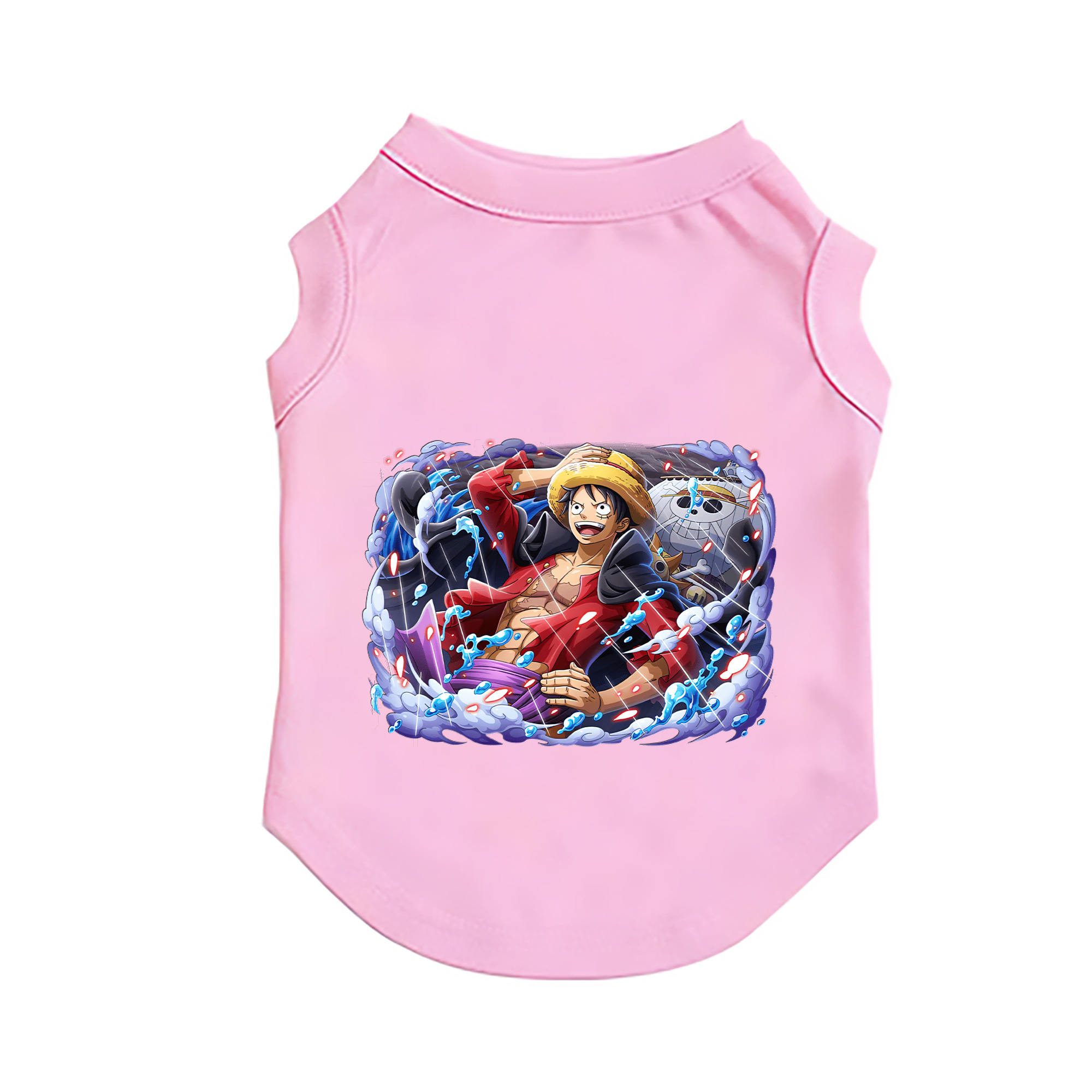 （画像用） ワンピース モンキー・D・ルフィ ONE PIECE Monkey D. Luffy ペット用ベスト