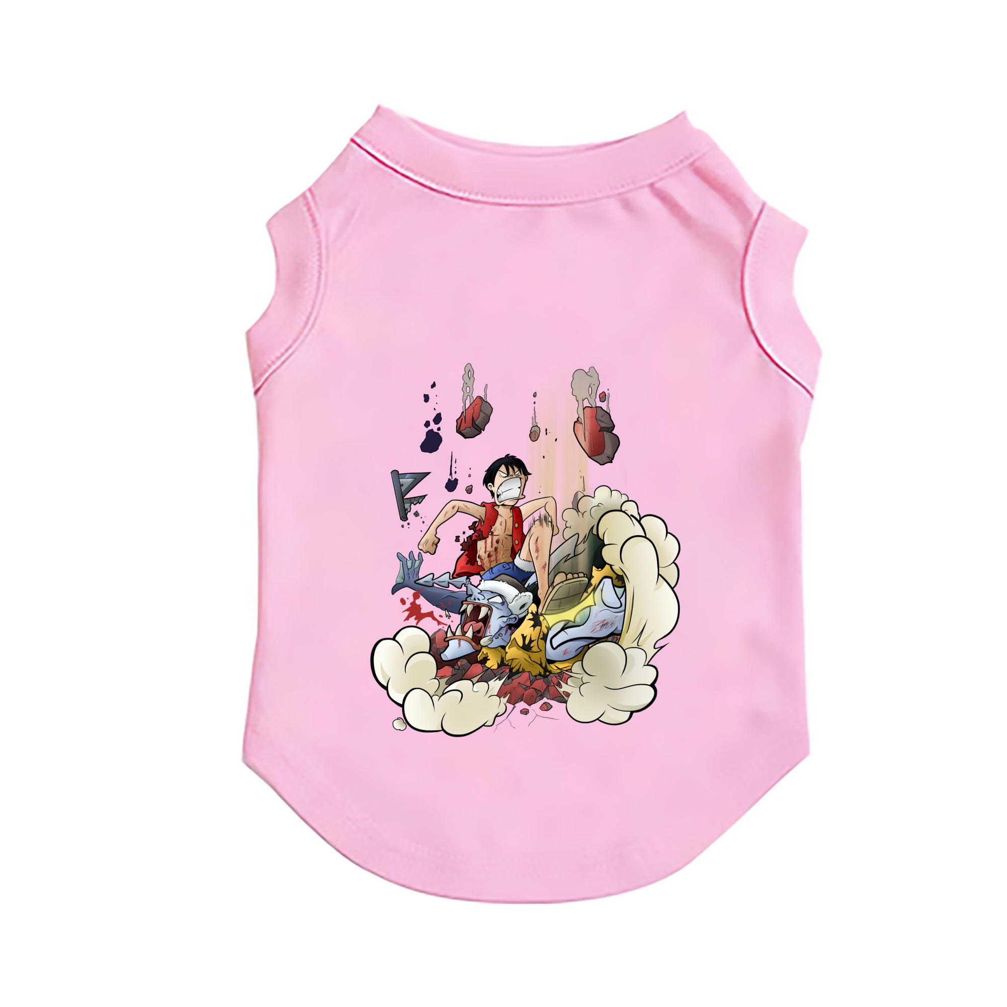 （画像用） ワンピース モンキー・D・ルフィ ONE PIECE Monkey D. Luffy ペット用ベスト