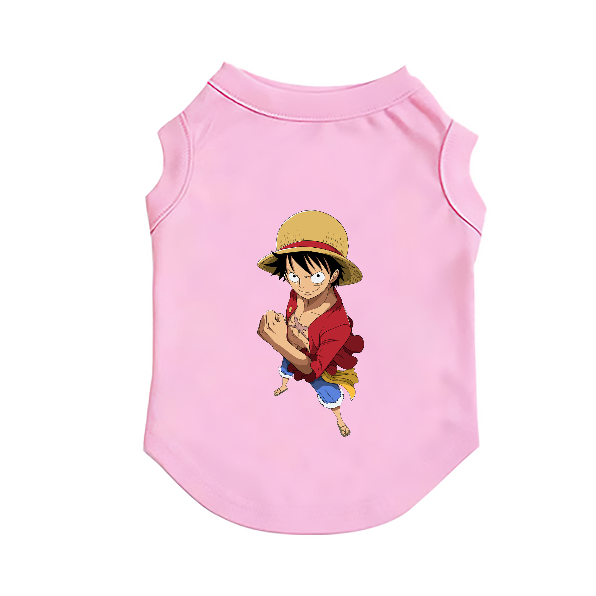 （画像用） ワンピース モンキー・D・ルフィ ONE PIECE Monkey D. Luffy ペット用ベスト
