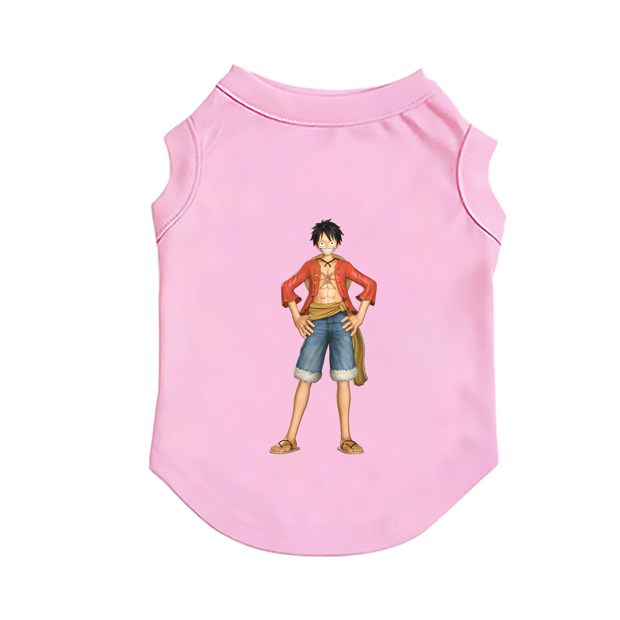 （画像用） ワンピース モンキー・D・ルフィ ONE PIECE Monkey D. Luffy ペット用ベスト