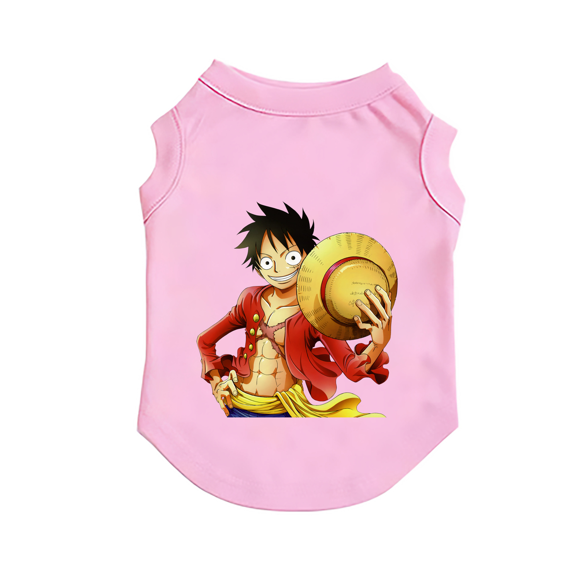 （画像用） ワンピース モンキー・D・ルフィ ONE PIECE Monkey D. Luffy ペット用ベスト