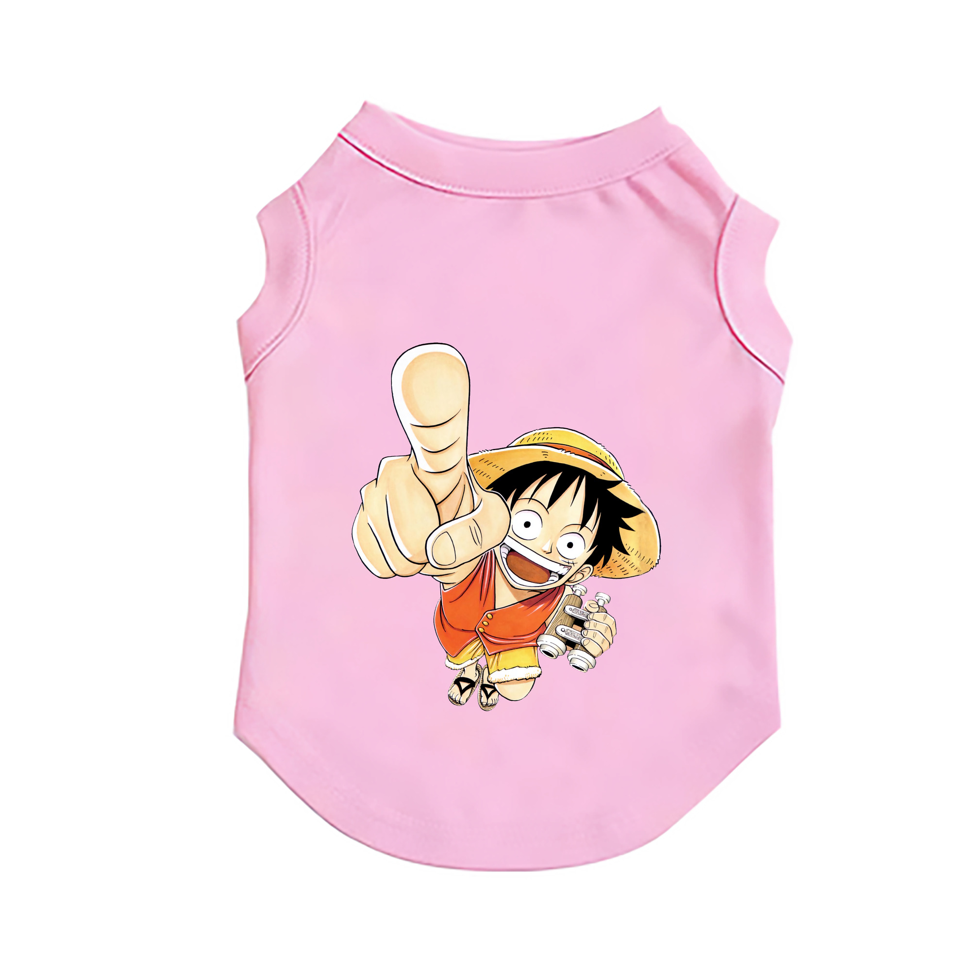 （画像用） ワンピース モンキー・D・ルフィ ONE PIECE Monkey D. Luffy ペット用ベスト