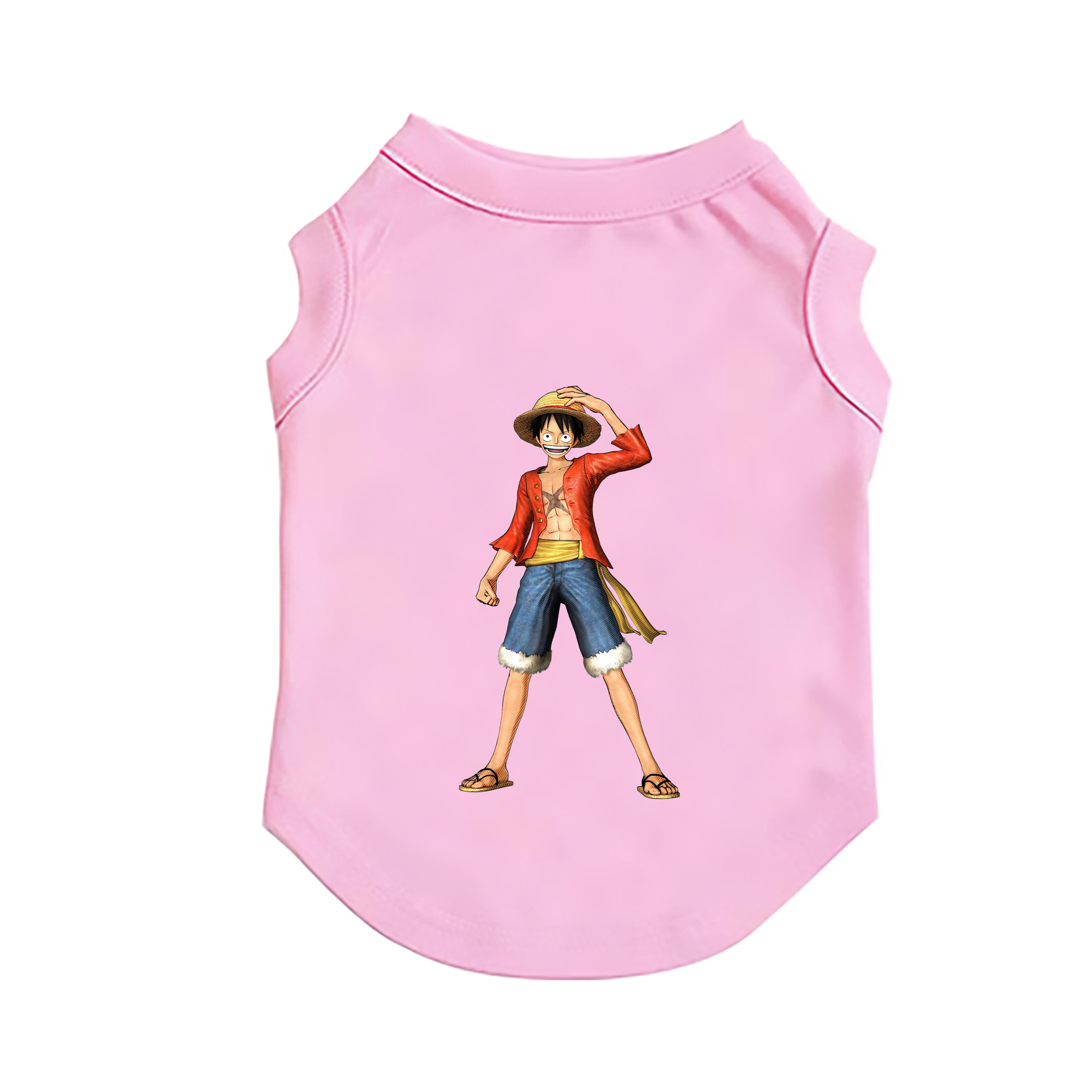 （画像用） ワンピース モンキー・D・ルフィ ONE PIECE Monkey D. Luffy ペット用ベスト