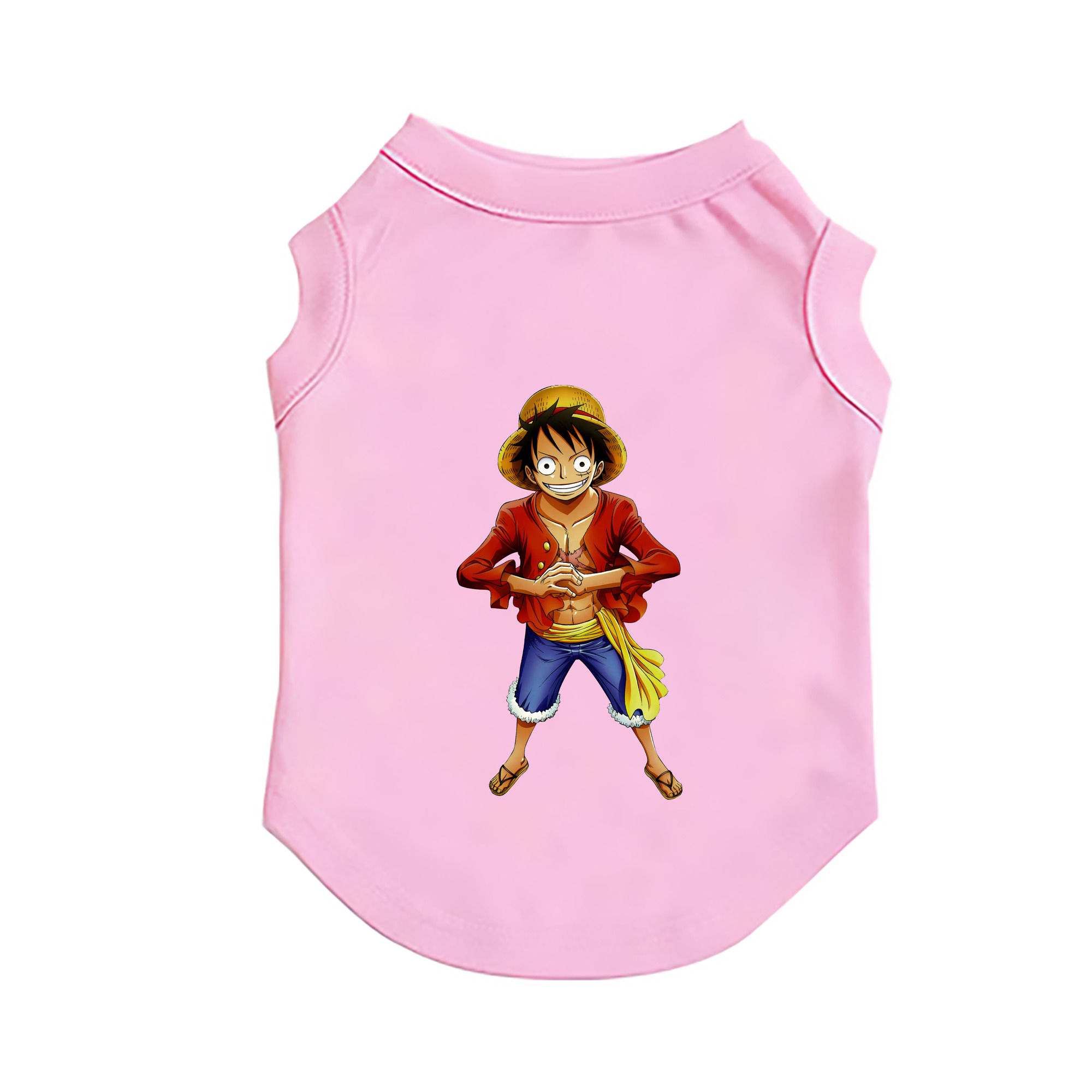 （画像用） ワンピース モンキー・D・ルフィ ONE PIECE Monkey D. Luffy ペット用ベスト