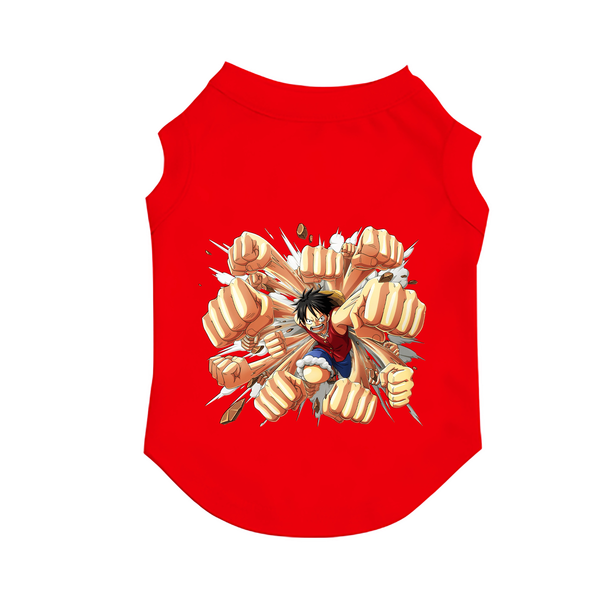 （画像用） ワンピース モンキー・D・ルフィ ONE PIECE Monkey D. Luffy ペット用ベスト