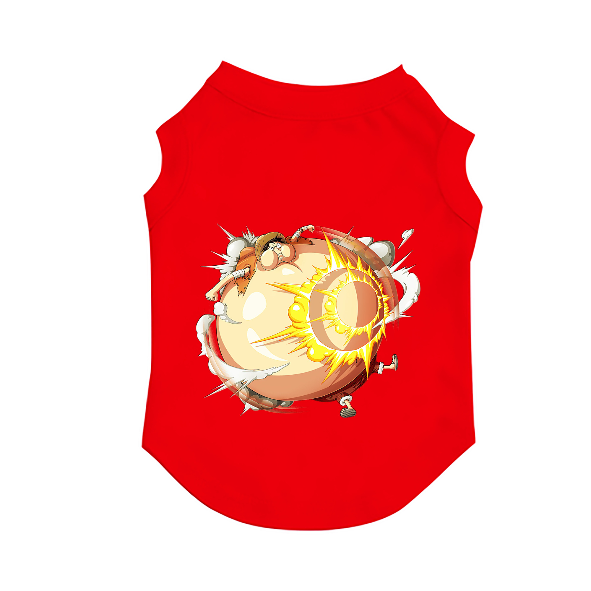 （画像用） ワンピース モンキー・D・ルフィ ONE PIECE Monkey D. Luffy ペット用ベスト