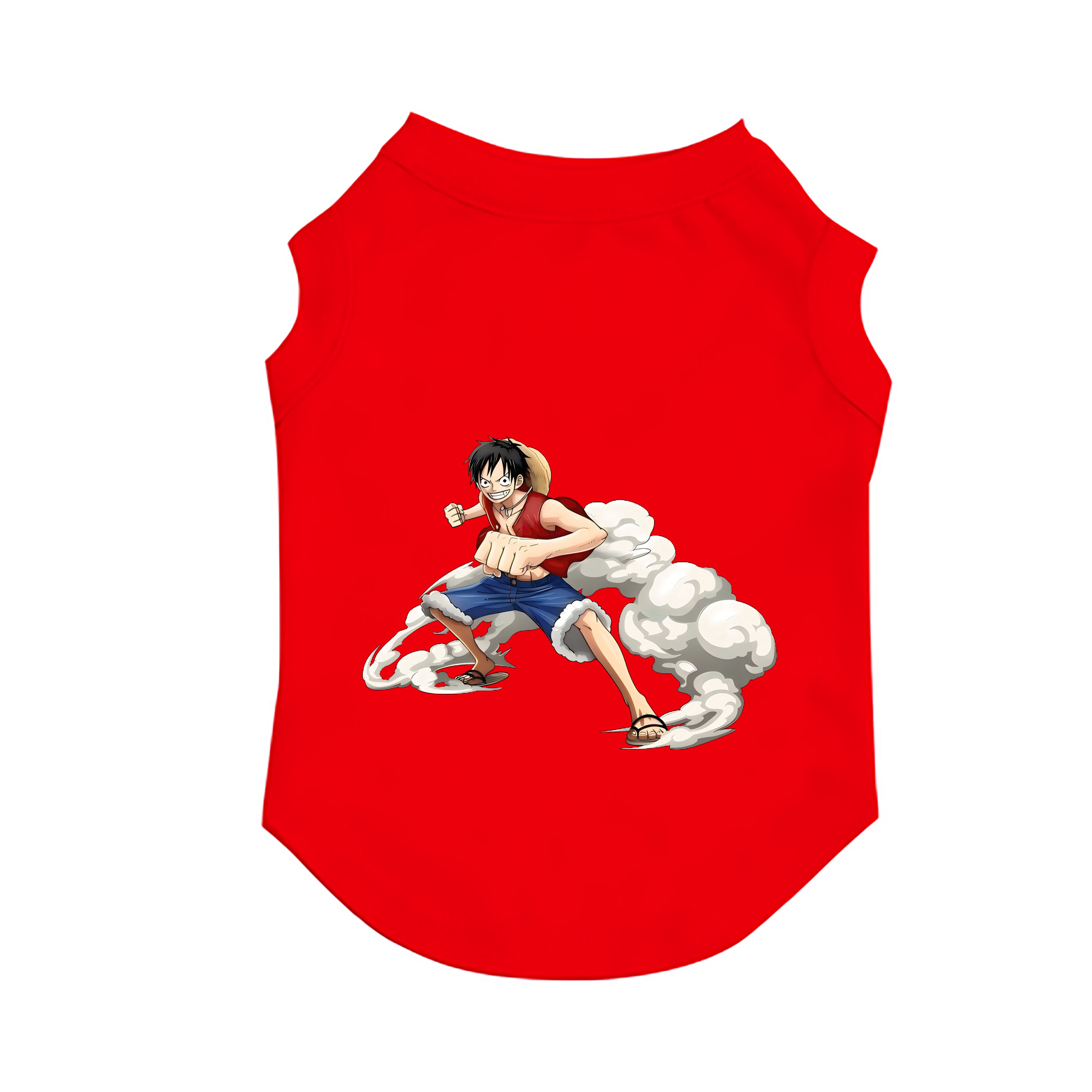 （画像用） ワンピース モンキー・D・ルフィ ONE PIECE Monkey D. Luffy ペット用ベスト