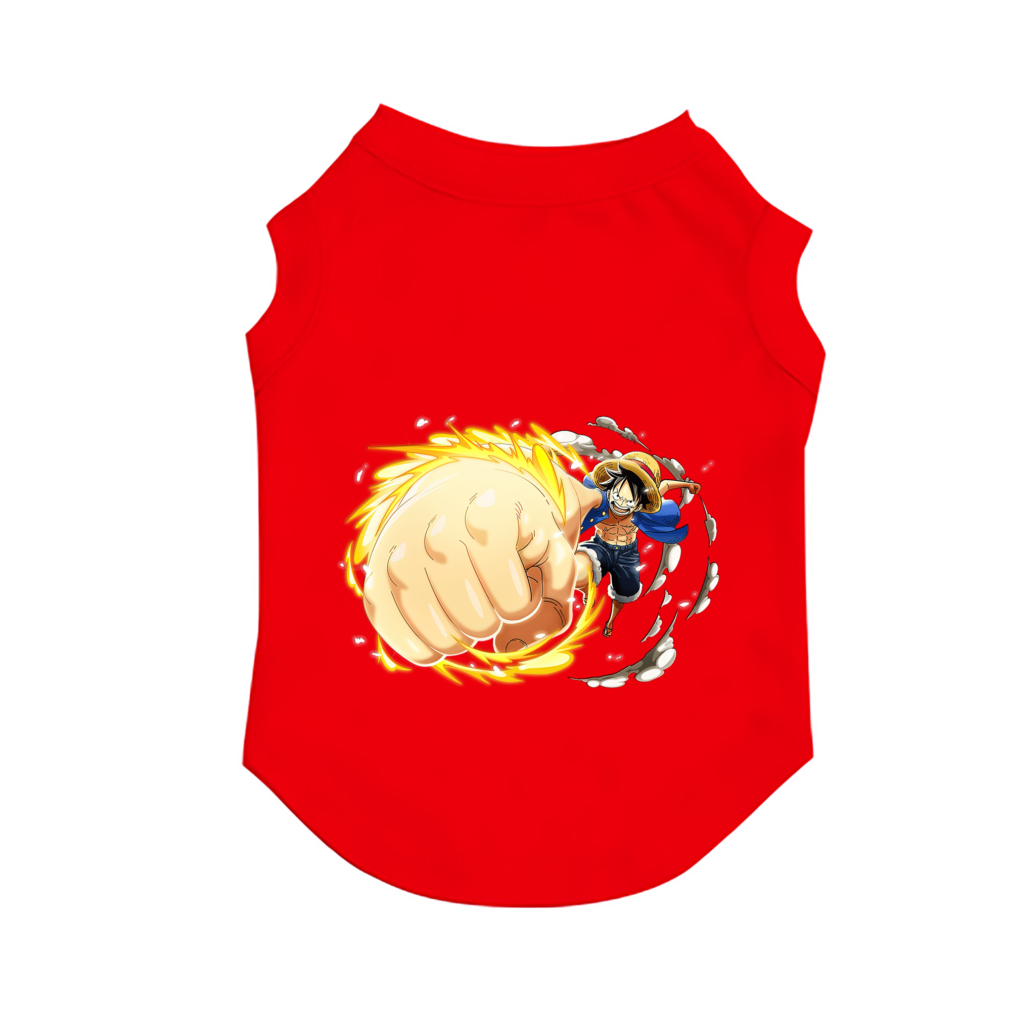 （画像用） ワンピース モンキー・D・ルフィ ONE PIECE Monkey D. Luffy ペット用ベスト