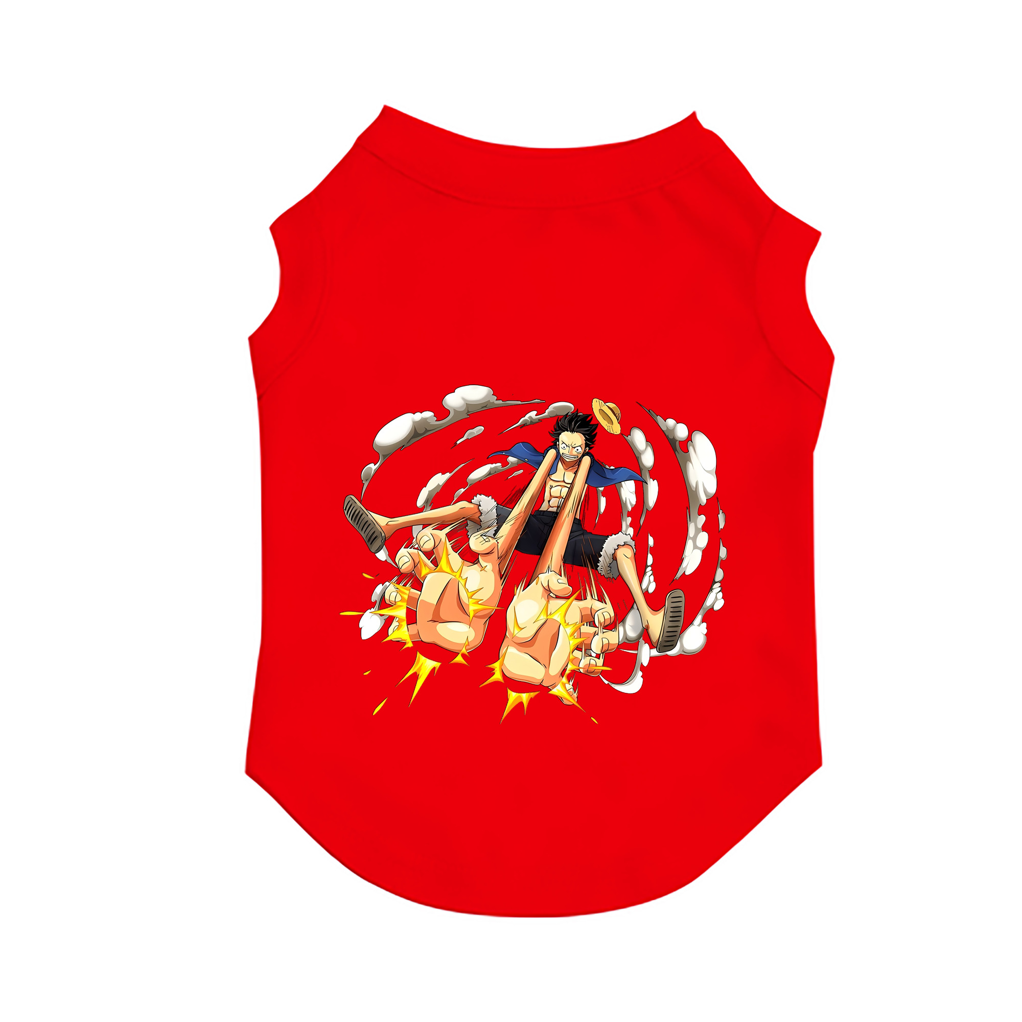 （画像用） ワンピース モンキー・D・ルフィ ONE PIECE Monkey D. Luffy ペット用ベスト