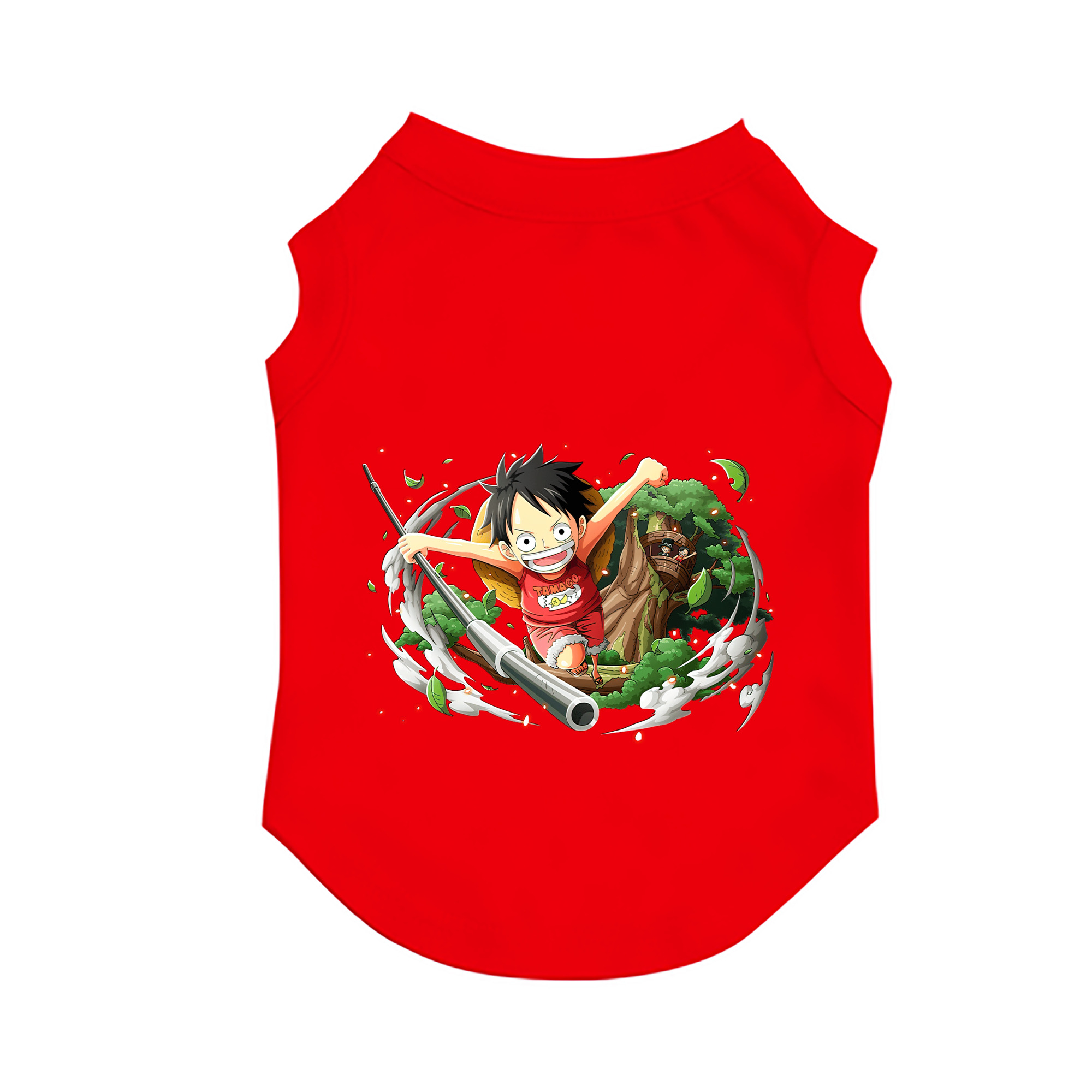 （画像用） ワンピース モンキー・D・ルフィ ONE PIECE Monkey D. Luffy ペット用ベスト