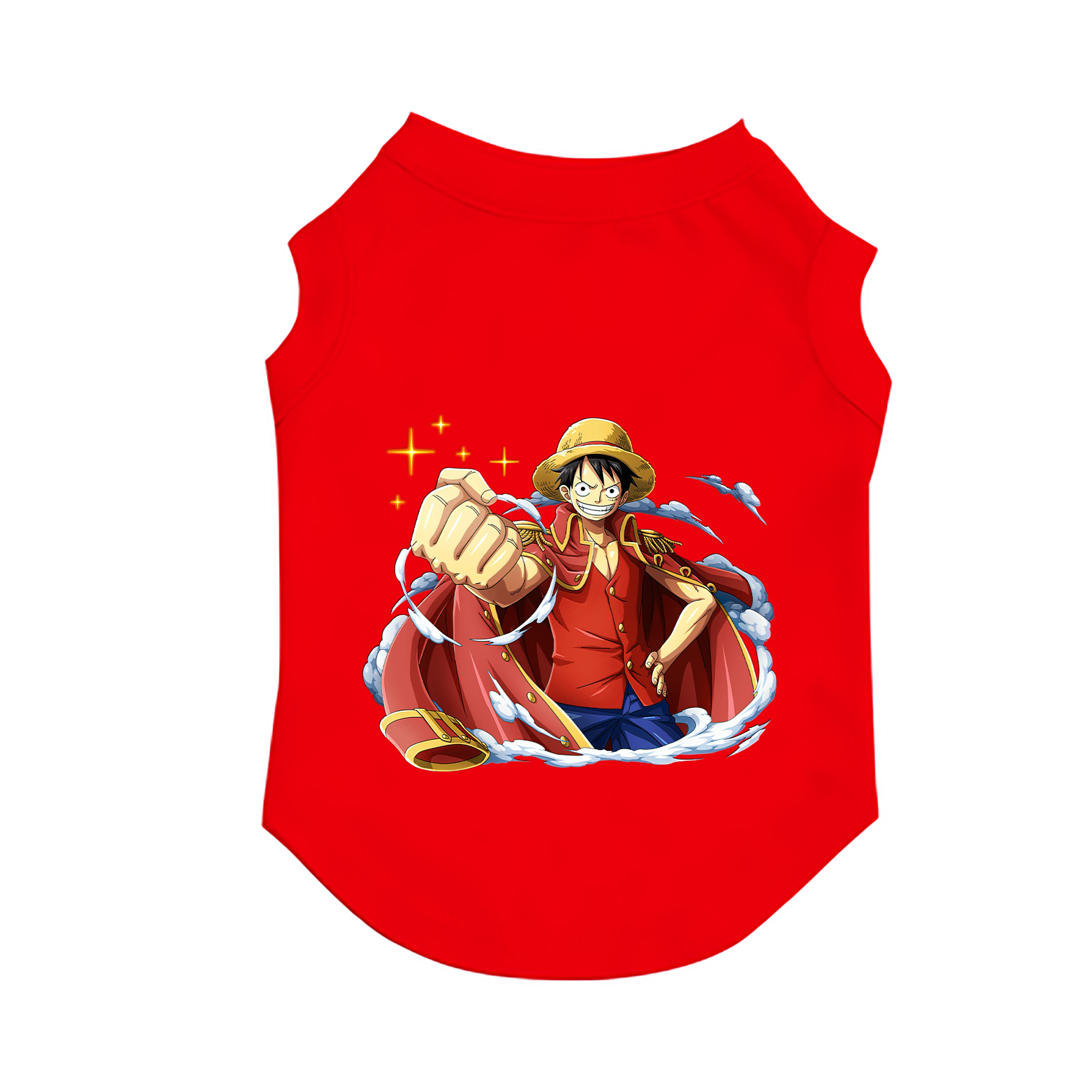 （画像用） ワンピース モンキー・D・ルフィ ONE PIECE Monkey D. Luffy ペット用ベスト