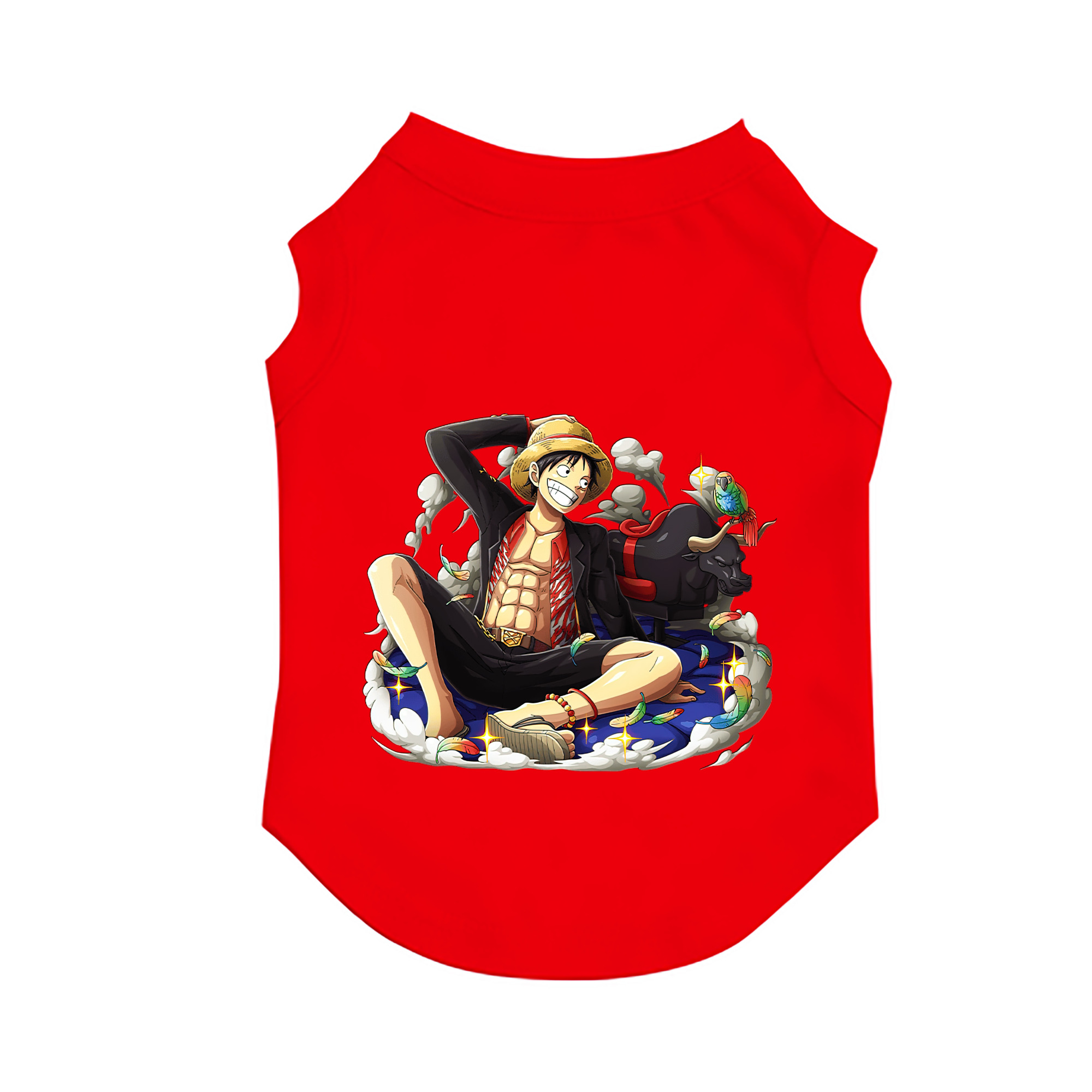 （画像用） ワンピース モンキー・D・ルフィ ONE PIECE Monkey D. Luffy ペット用ベスト