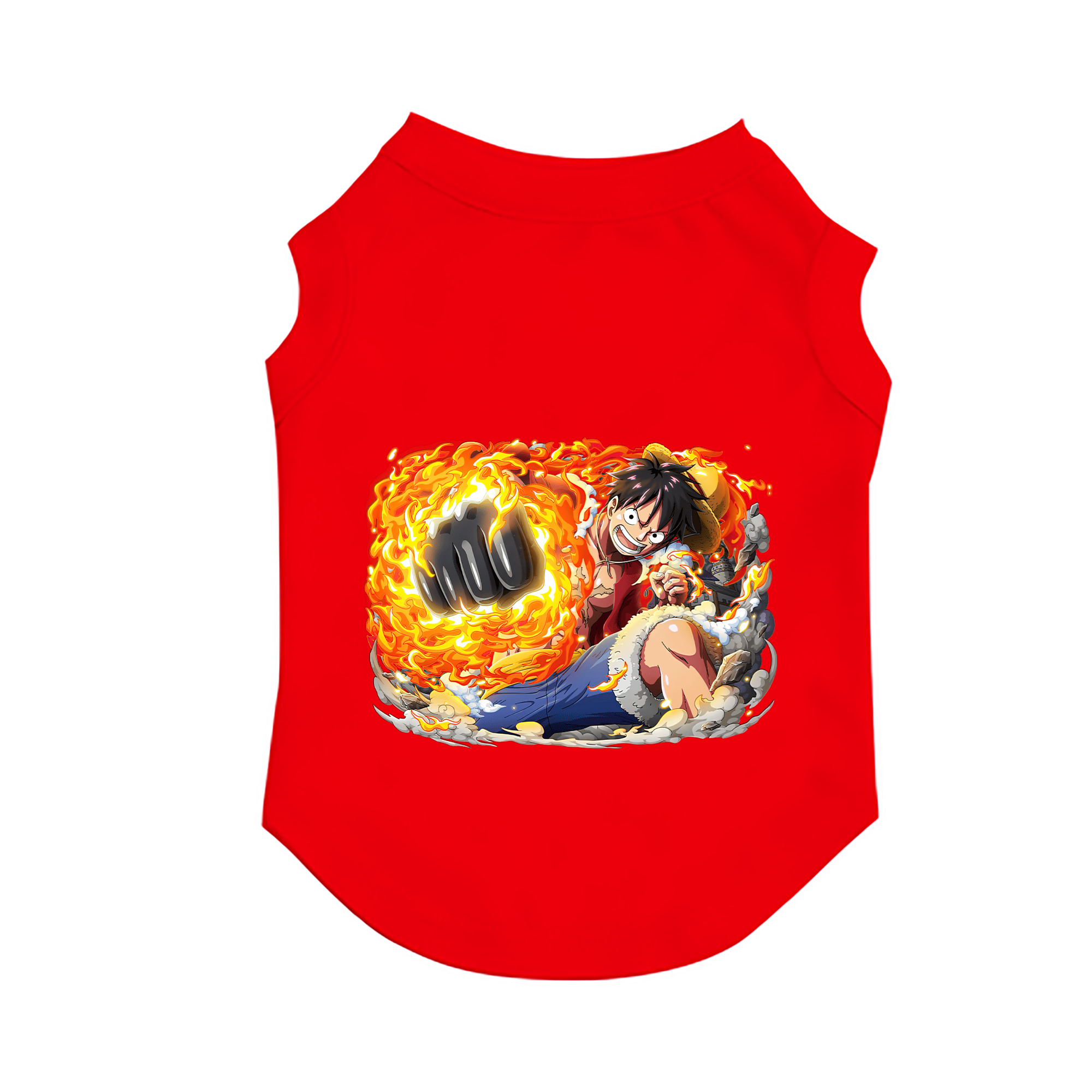 （画像用） ワンピース モンキー・D・ルフィ ONE PIECE Monkey D. Luffy ペット用ベスト