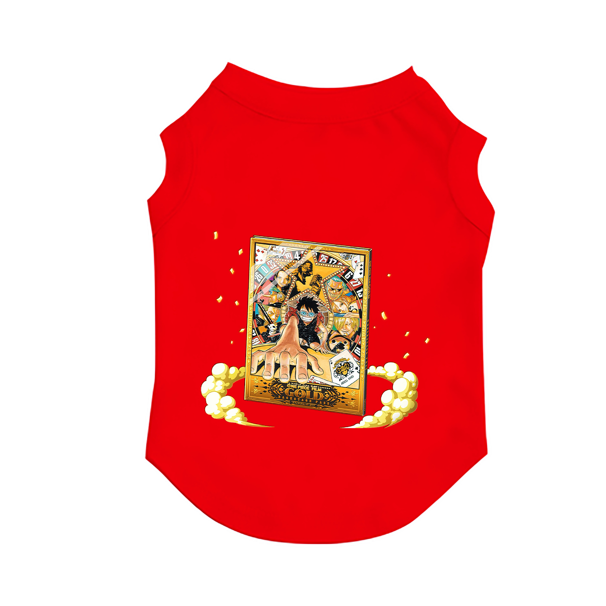 （画像用） ワンピース モンキー・D・ルフィ ONE PIECE Monkey D. Luffy ペット用ベスト