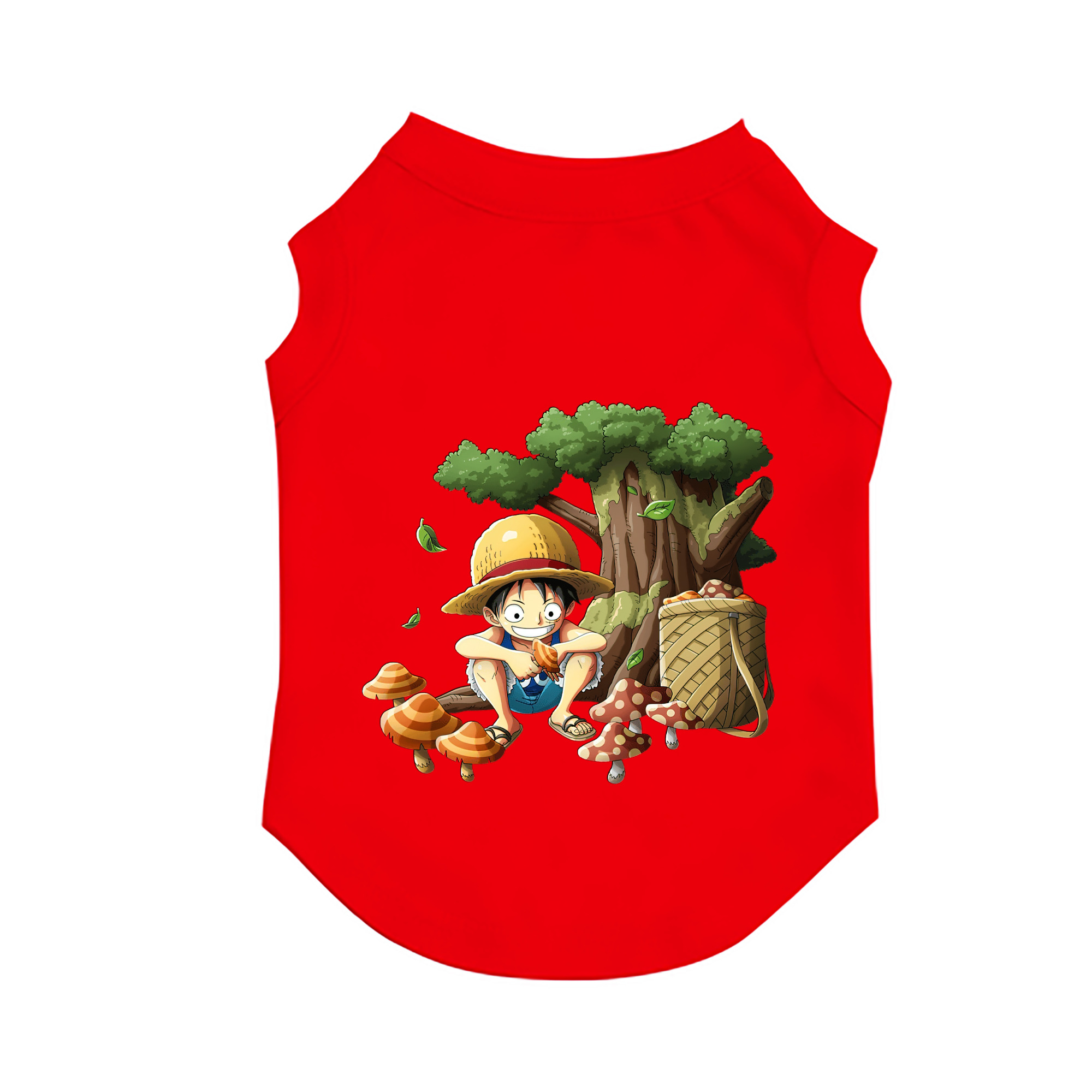 （画像用） ワンピース モンキー・D・ルフィ ONE PIECE Monkey D. Luffy ペット用ベスト