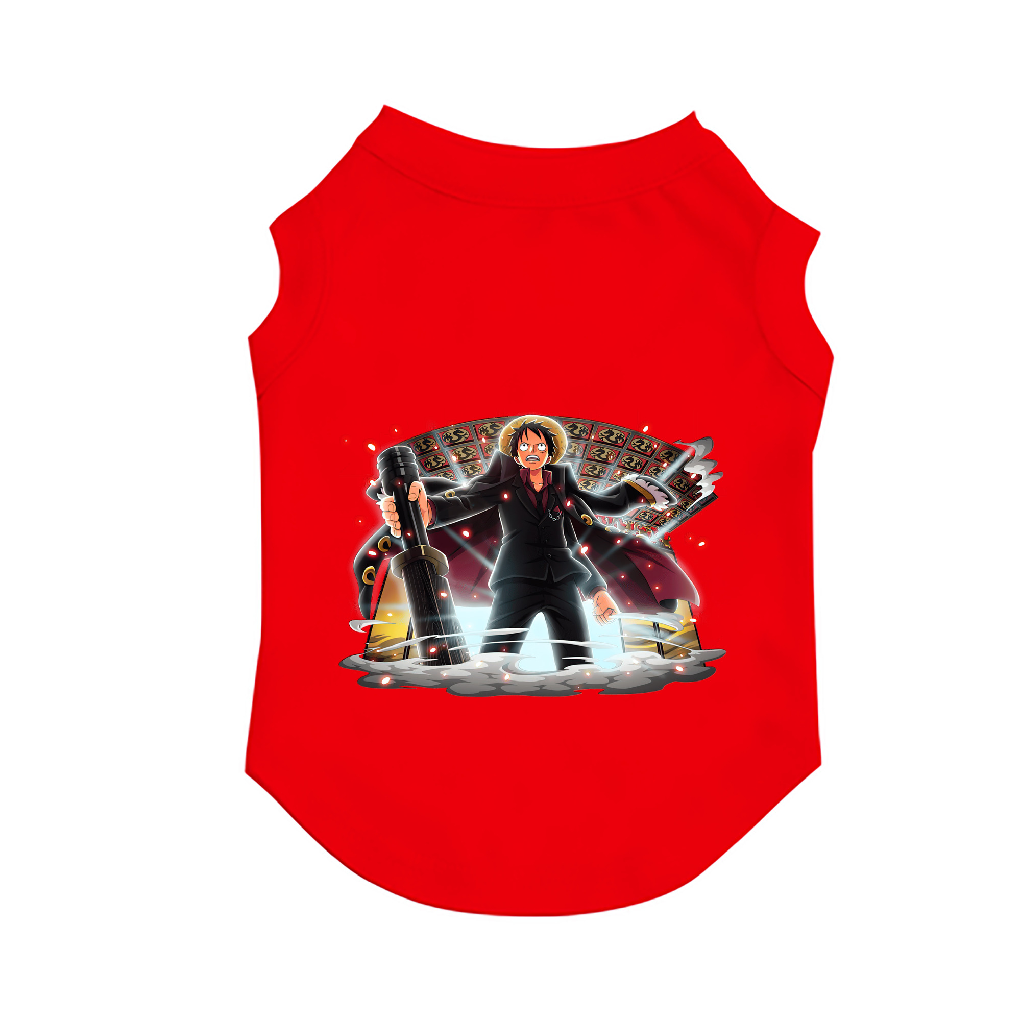 （画像用） ワンピース モンキー・D・ルフィ ONE PIECE Monkey D. Luffy ペット用ベスト