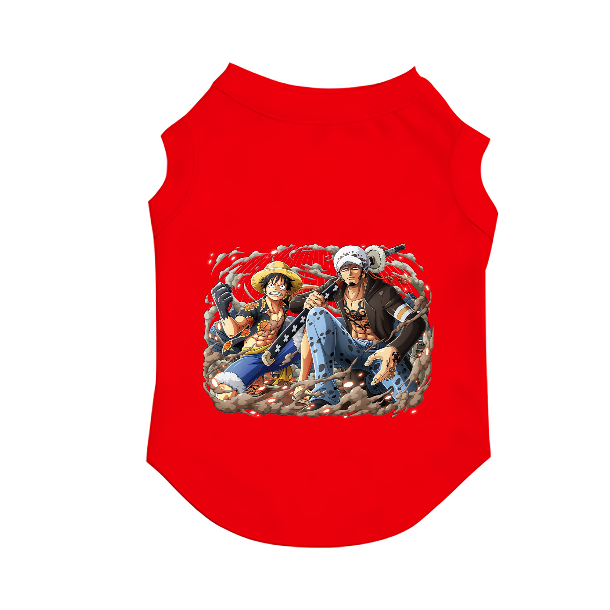 （画像用） ワンピース モンキー・D・ルフィ ONE PIECE Monkey D. Luffy ペット用ベスト