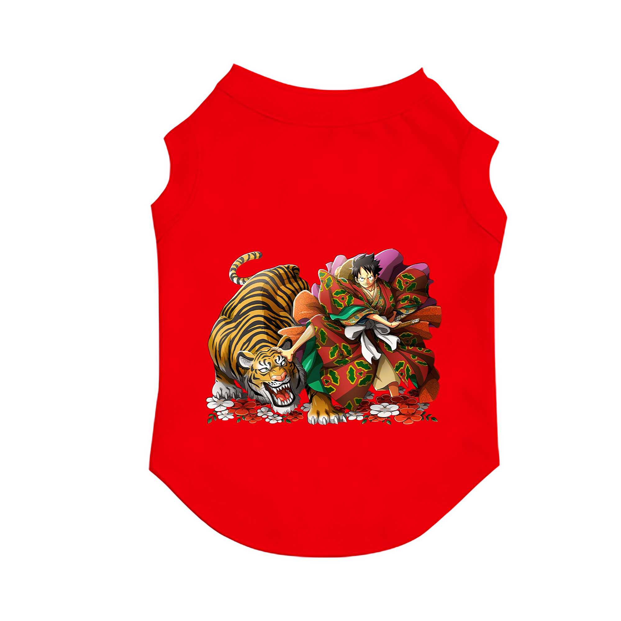 （画像用） ワンピース モンキー・D・ルフィ ONE PIECE Monkey D. Luffy ペット用ベスト