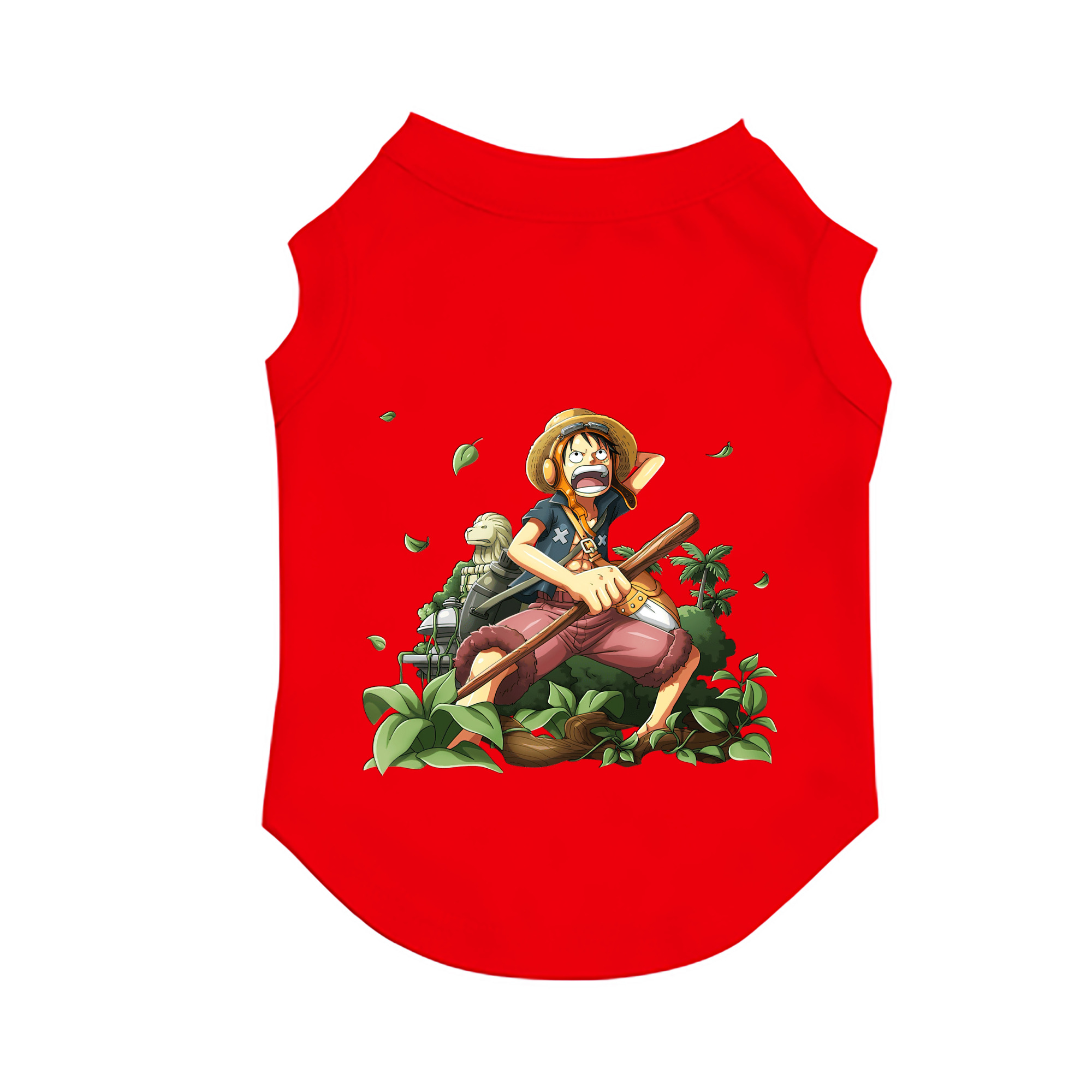 （画像用） ワンピース モンキー・D・ルフィ ONE PIECE Monkey D. Luffy ペット用ベスト