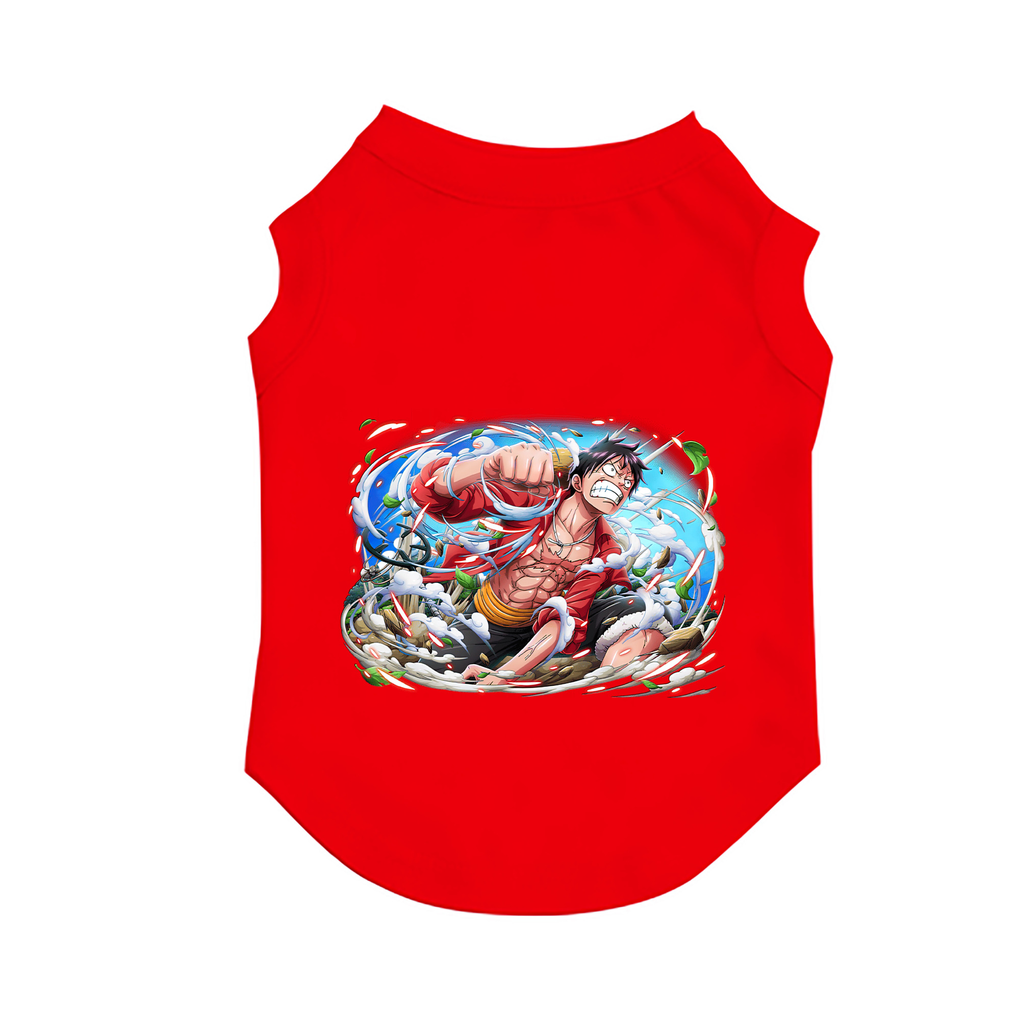 （画像用） ワンピース モンキー・D・ルフィ ONE PIECE Monkey D. Luffy ペット用ベスト
