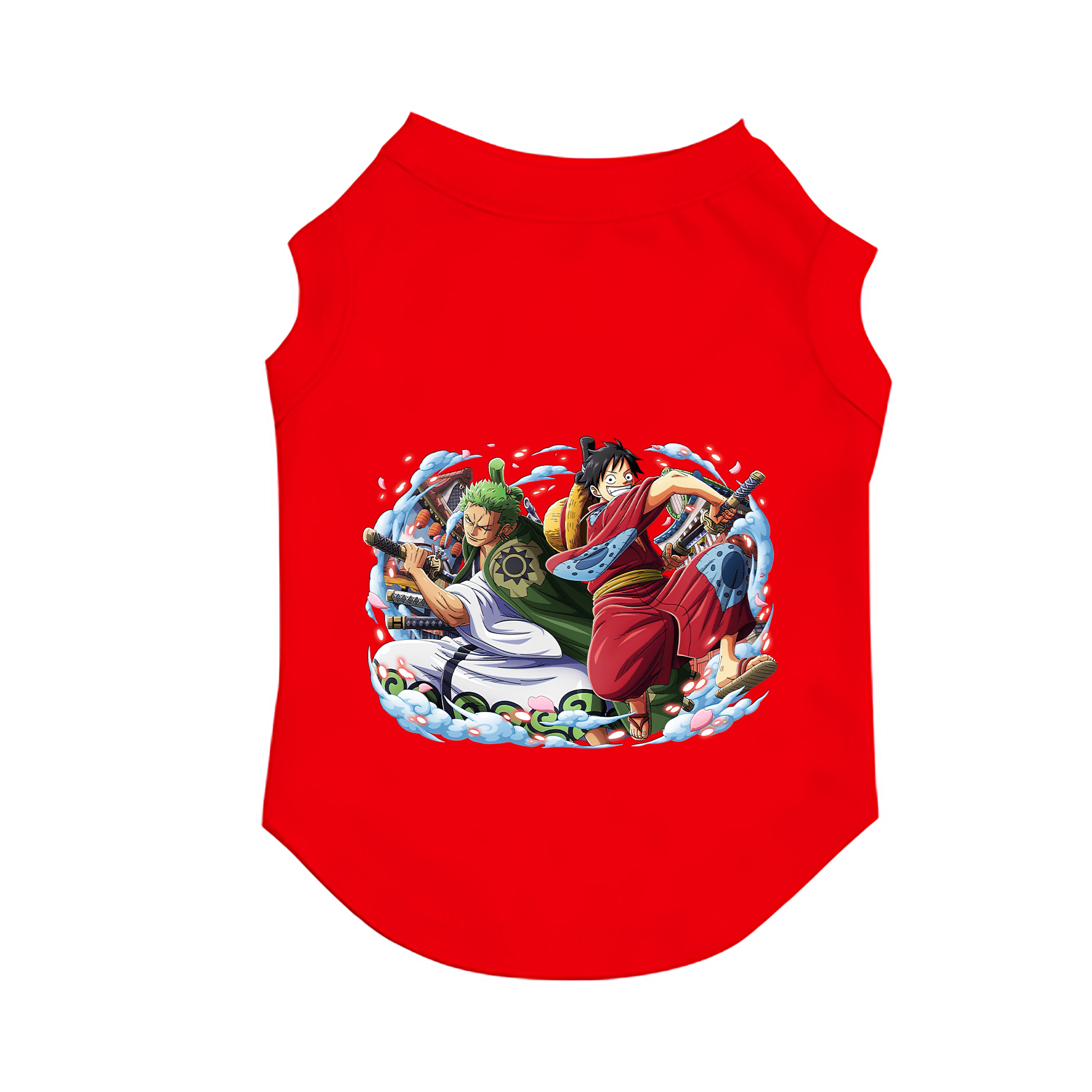 （画像用） ワンピース モンキー・D・ルフィ ONE PIECE Monkey D. Luffy ペット用ベスト