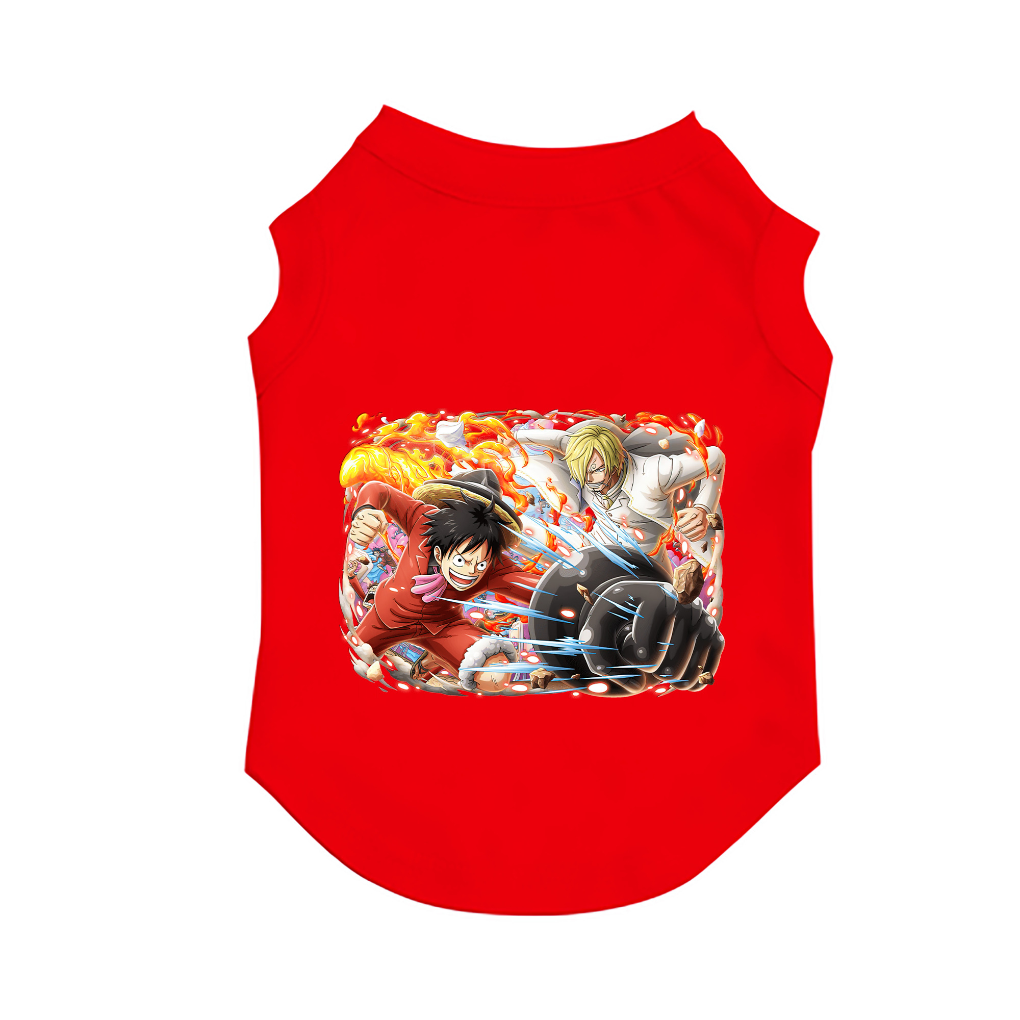 （画像用） ワンピース モンキー・D・ルフィ ONE PIECE Monkey D. Luffy ペット用ベスト