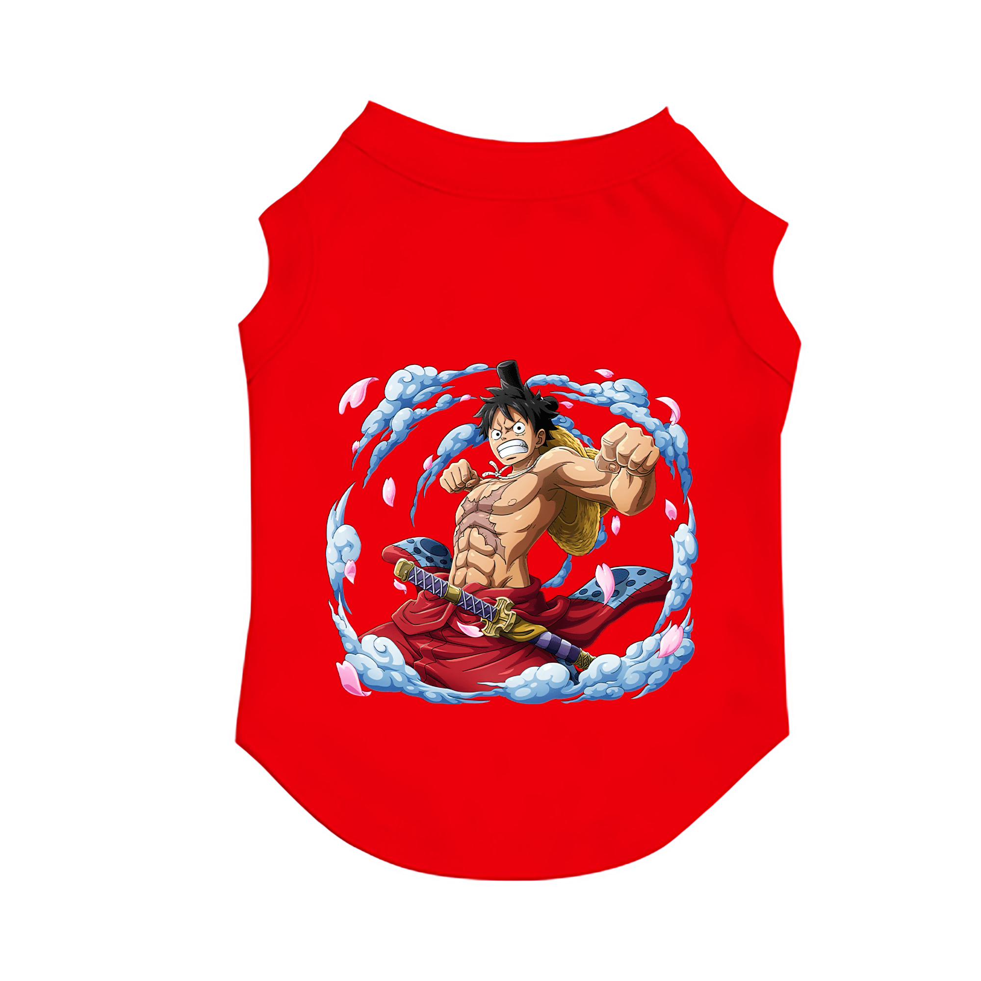 （画像用） ワンピース モンキー・D・ルフィ ONE PIECE Monkey D. Luffy ペット用ベスト