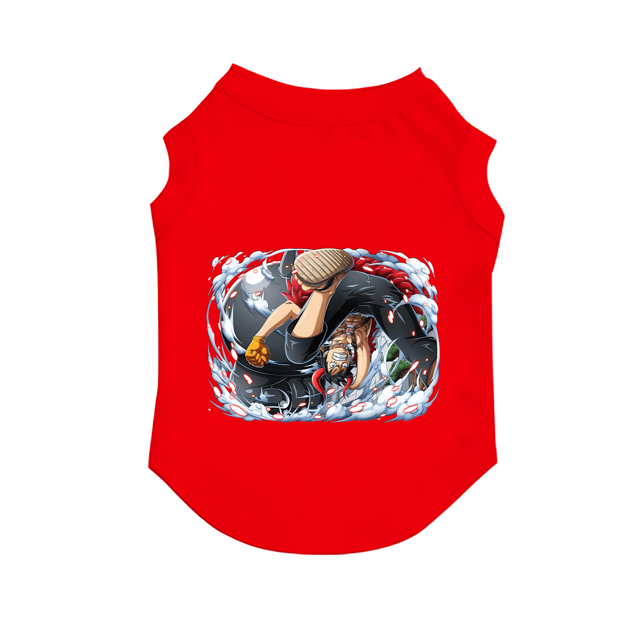 （画像用） ワンピース モンキー・D・ルフィ ONE PIECE Monkey D. Luffy ペット用ベスト