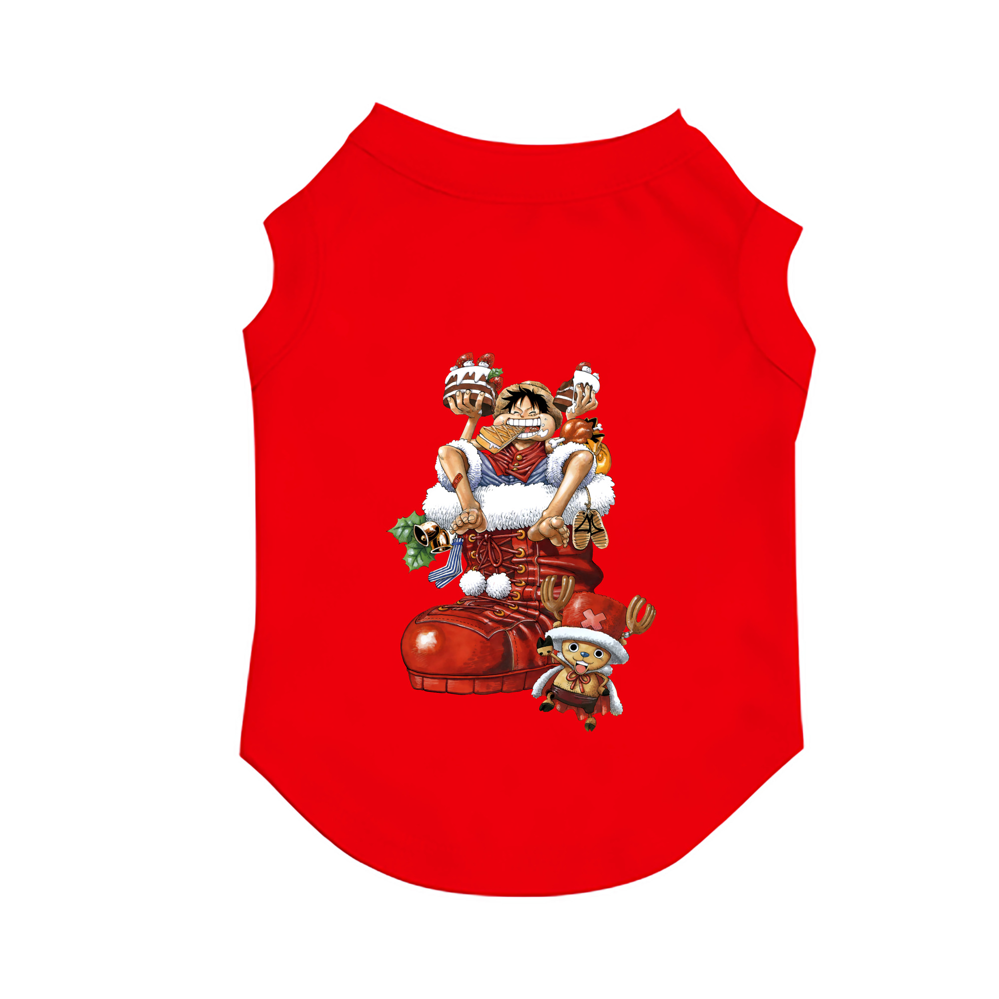 （画像用） ワンピース モンキー・D・ルフィ ONE PIECE Monkey D. Luffy ペット用ベスト