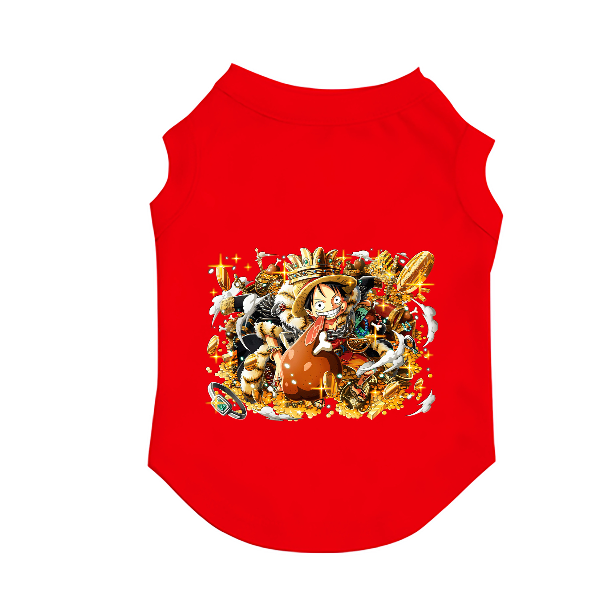 （画像用） ワンピース モンキー・D・ルフィ ONE PIECE Monkey D. Luffy ペット用ベスト