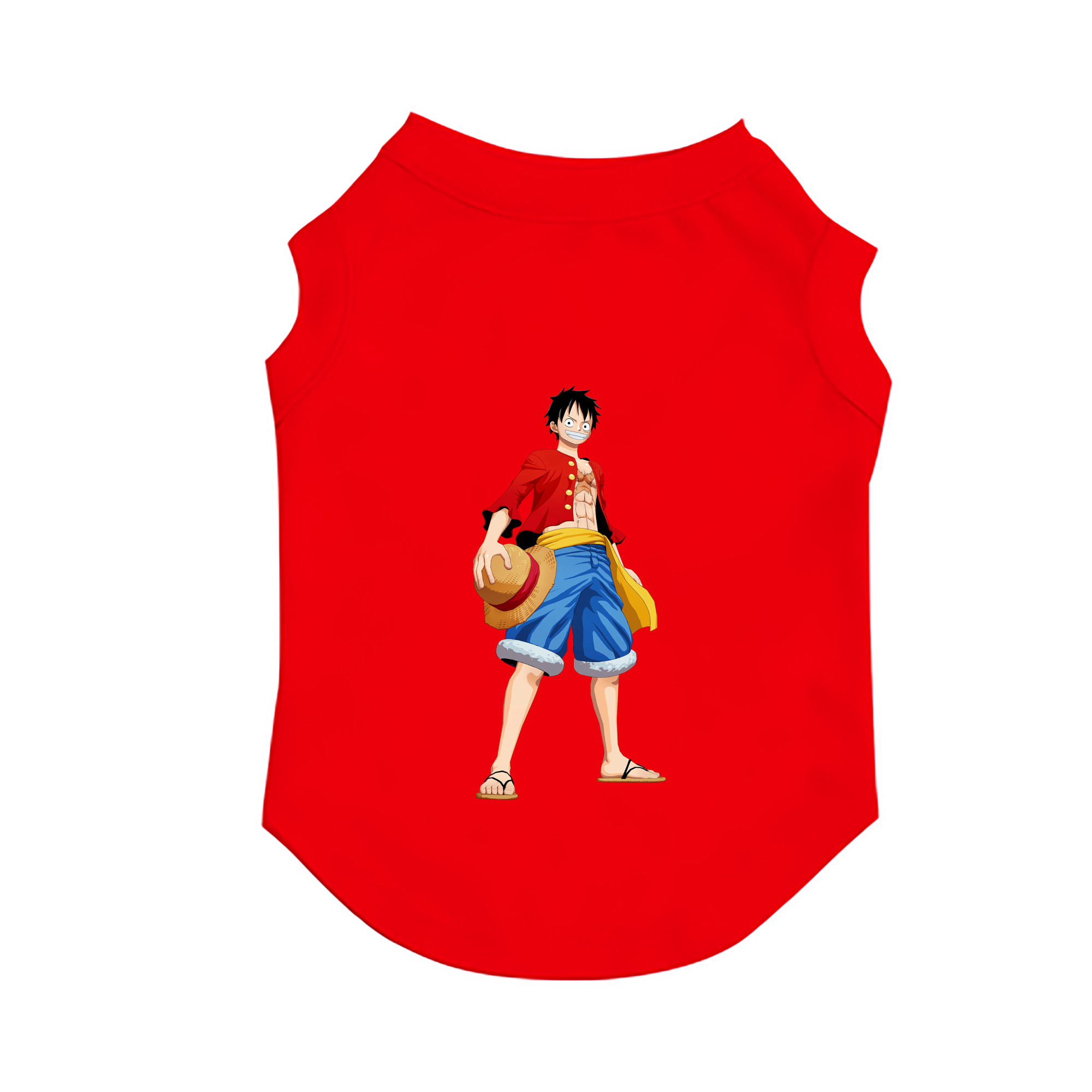 （画像用） ワンピース モンキー・D・ルフィ ONE PIECE Monkey D. Luffy ペット用ベスト