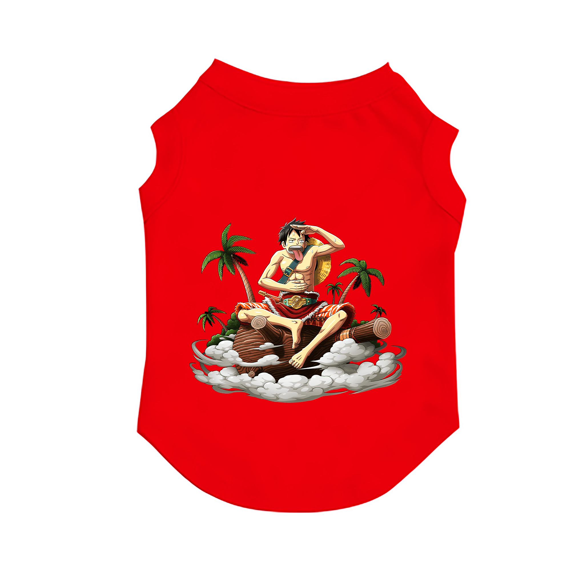 （画像用） ワンピース モンキー・D・ルフィ ONE PIECE Monkey D. Luffy ペット用ベスト
