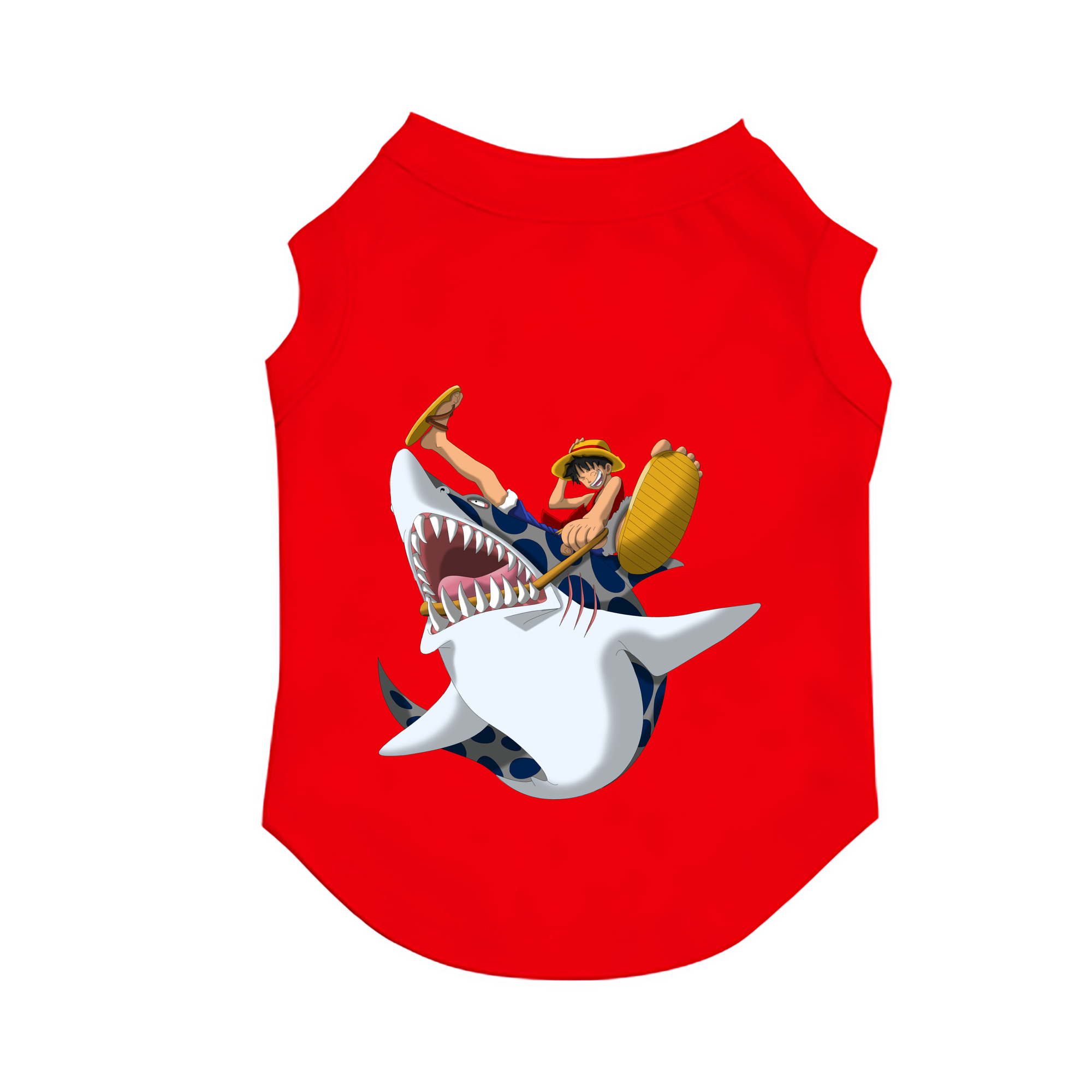 （画像用） ワンピース モンキー・D・ルフィ ONE PIECE Monkey D. Luffy ペット用ベスト