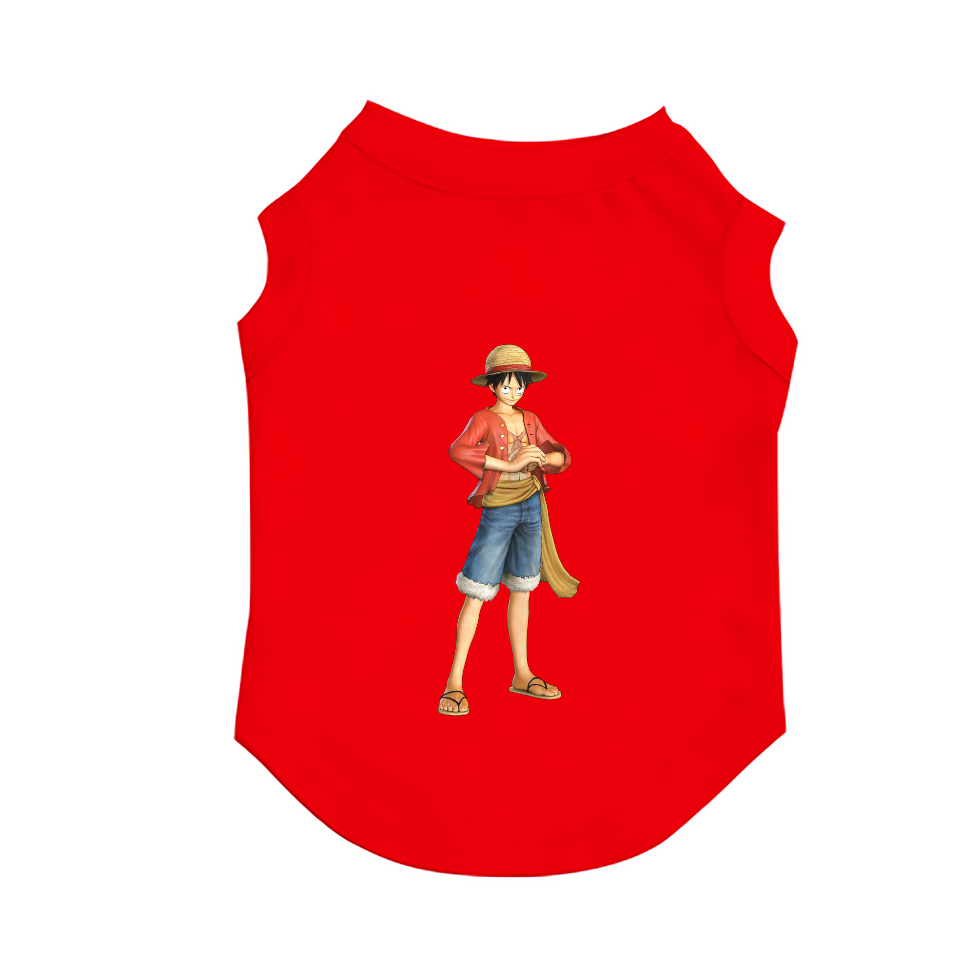 （画像用） ワンピース モンキー・D・ルフィ ONE PIECE Monkey D. Luffy ペット用ベスト