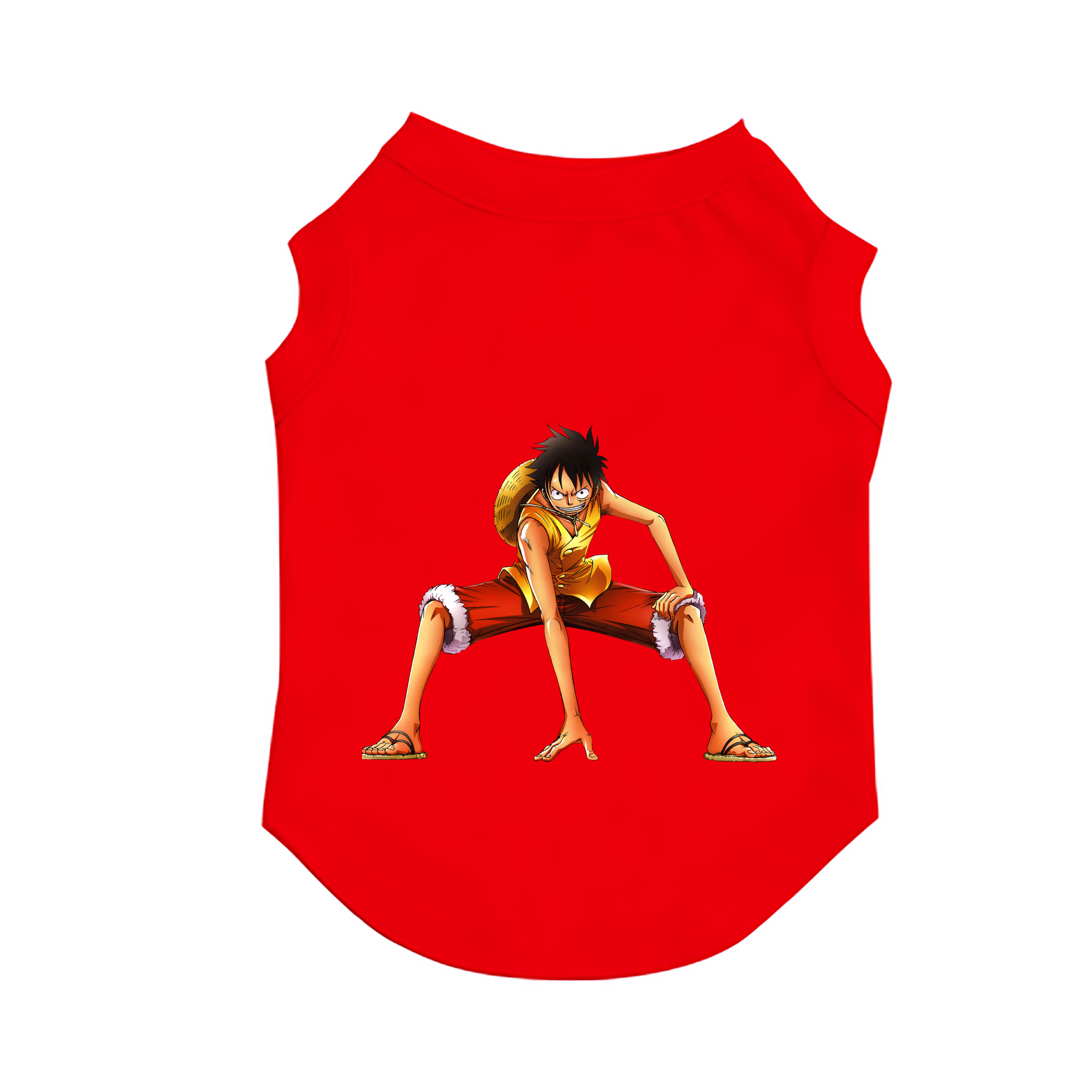 （画像用） ワンピース モンキー・D・ルフィ ONE PIECE Monkey D. Luffy ペット用ベスト